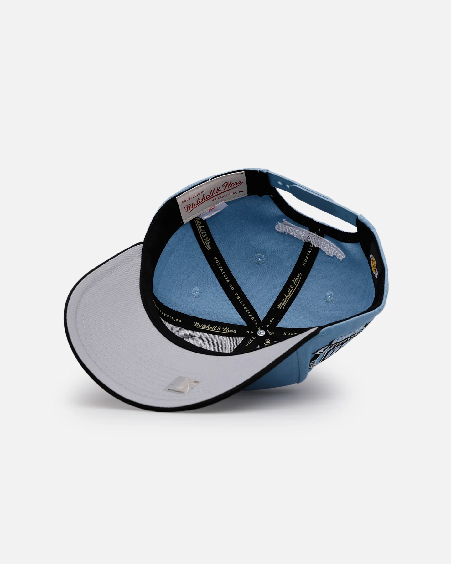 Mitchell & Ness Los Angeles Lakers 'Vapor Blue' 1998 Champion Pro Crown Snapback Blue - Image 6