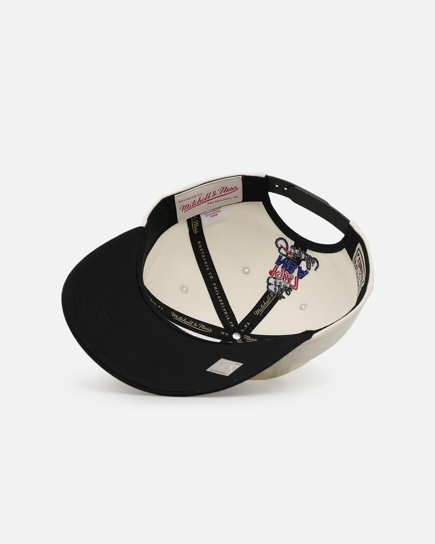 Mitchell & Ness Los Angeles Lakers x Boston Celtics 1987 NBA Finals Snapback Cream/Black - Image 6