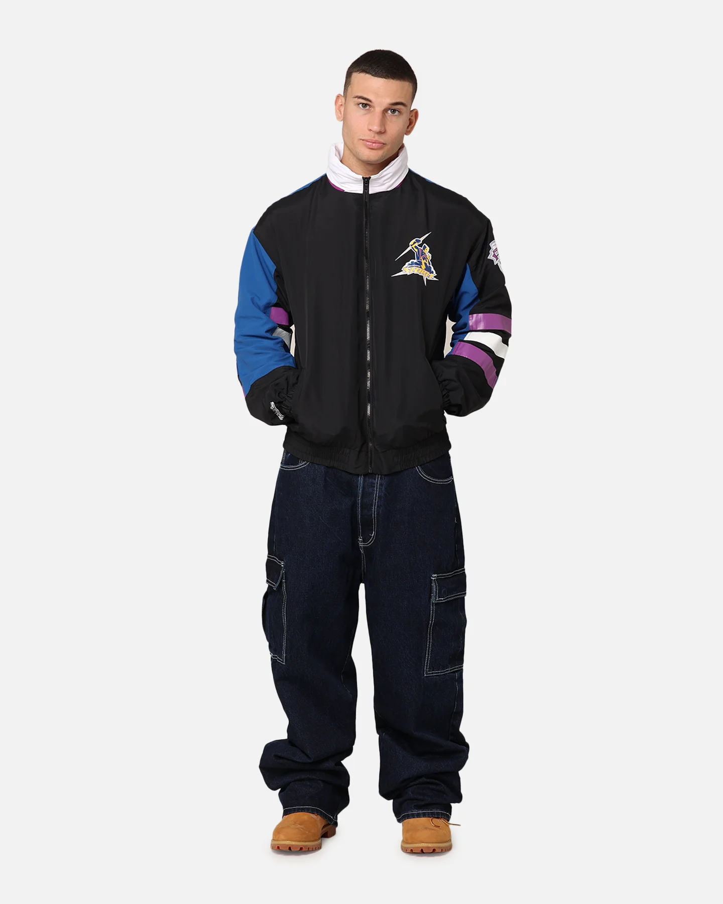 Mitchell & Ness Melbourne Storm Premiership 1999 Grand Final Spray Jacket Multicolour - Image 3