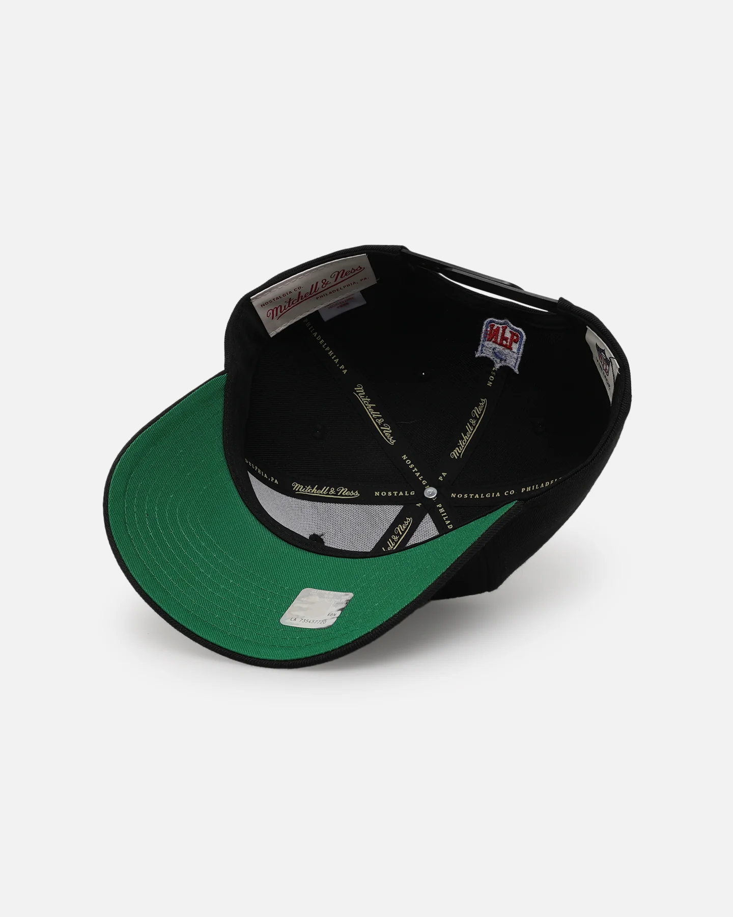 Mitchell & Ness Miami Dolphins Flames Pro Crown Snapback Faded Black - Image 6
