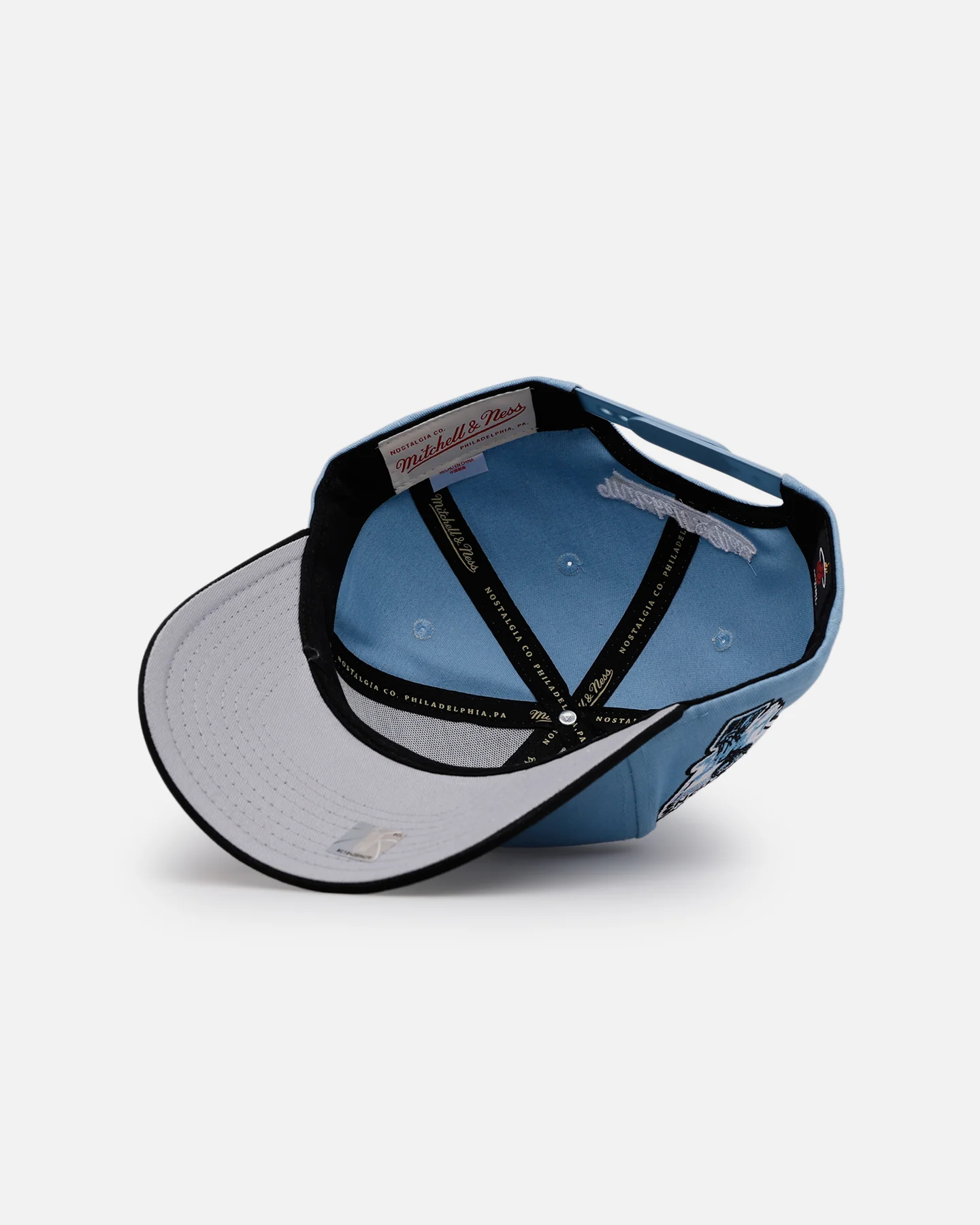 Mitchell & Ness Miami Heat 'Vapor Blue' 1998 Champion Pro Crown Snapback Blue - Image 6