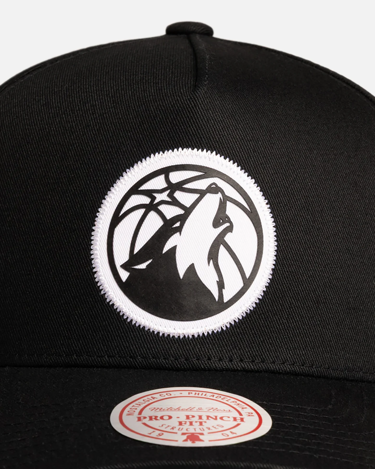Mitchell & Ness Minnesota Timberwolves Anthony Edwards 'Signature' Pro Pinch Snapback Black - Image 5