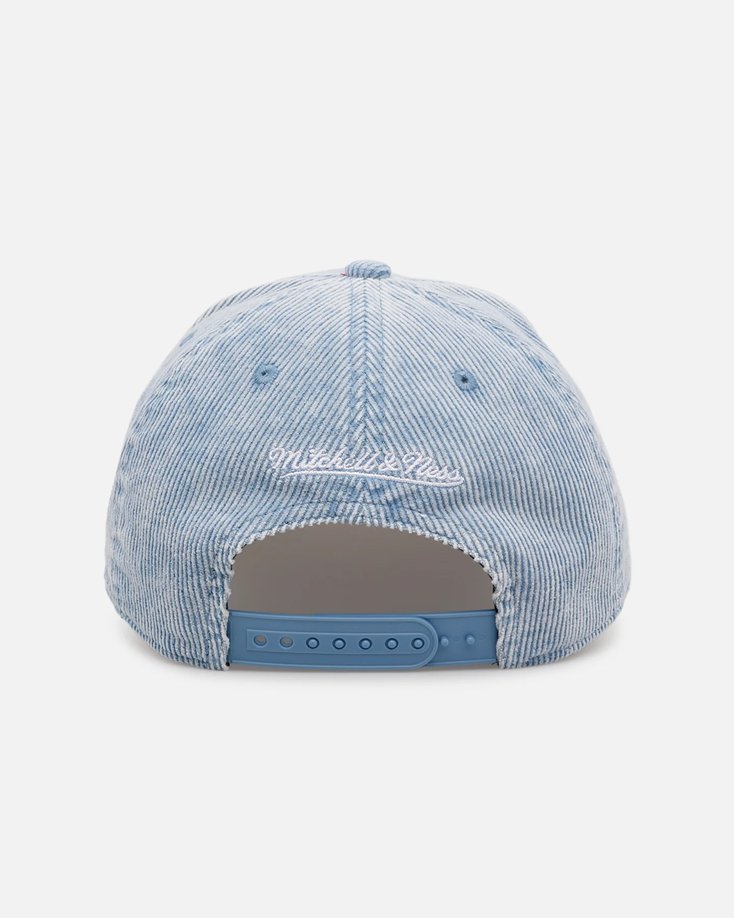 Mitchell & Ness Minnesota Timberwolves 'Dusty Cord' Pro Pinch Snapback Light Blue - Image 3