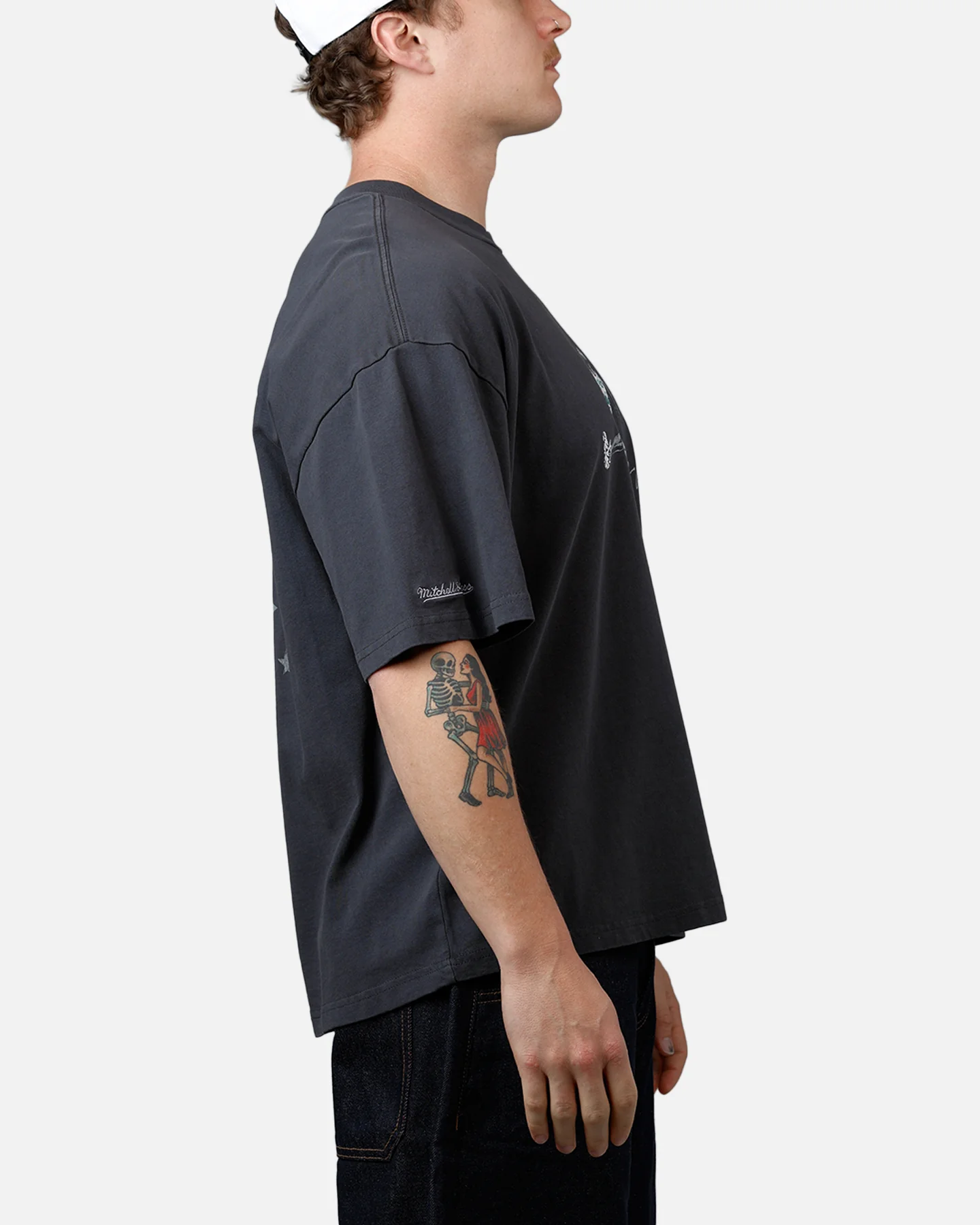 Mitchell & Ness NBA 1996 All-Star Game T-Shirt Washed Black - Image 4