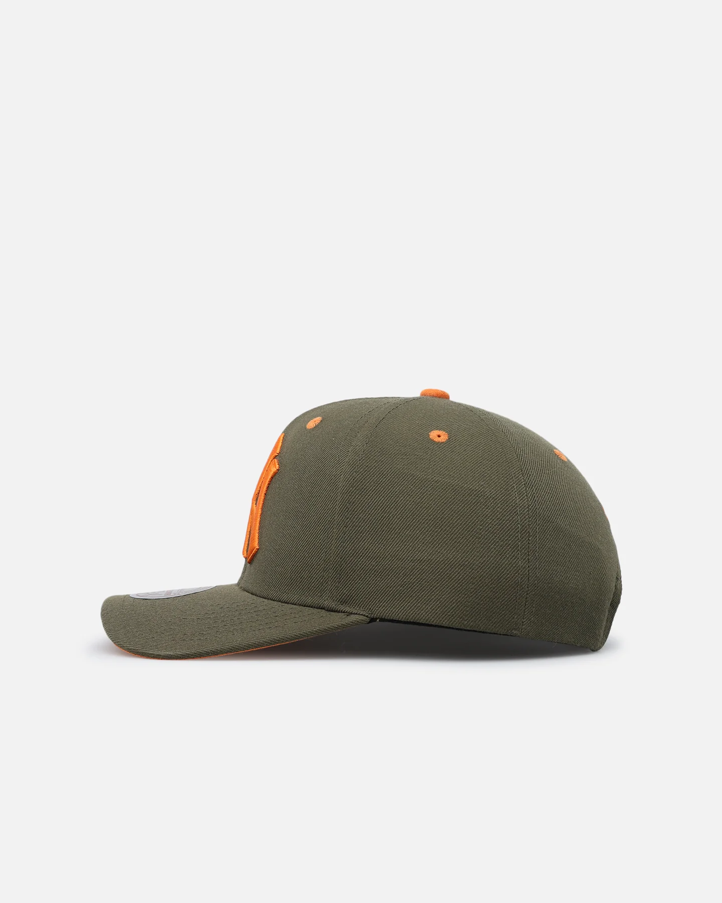 Mitchell & Ness New York Yankees 'Harmony of Hues' Pro Crown Snapback Olive/Orange - Image 5