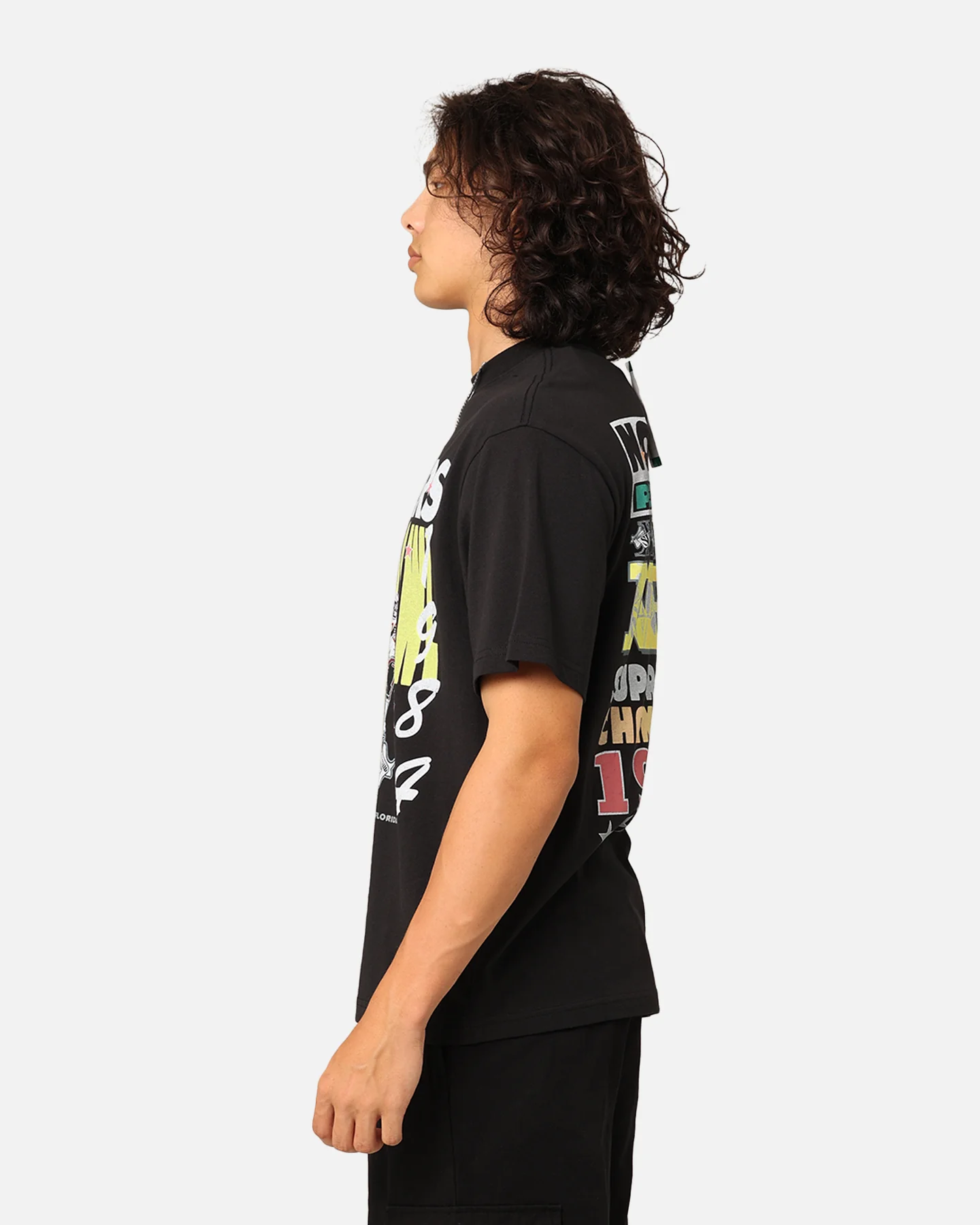 Mitchell & Ness Oakland Raiders '84 Super Bowl T-Shirt Faded Black - Image 7