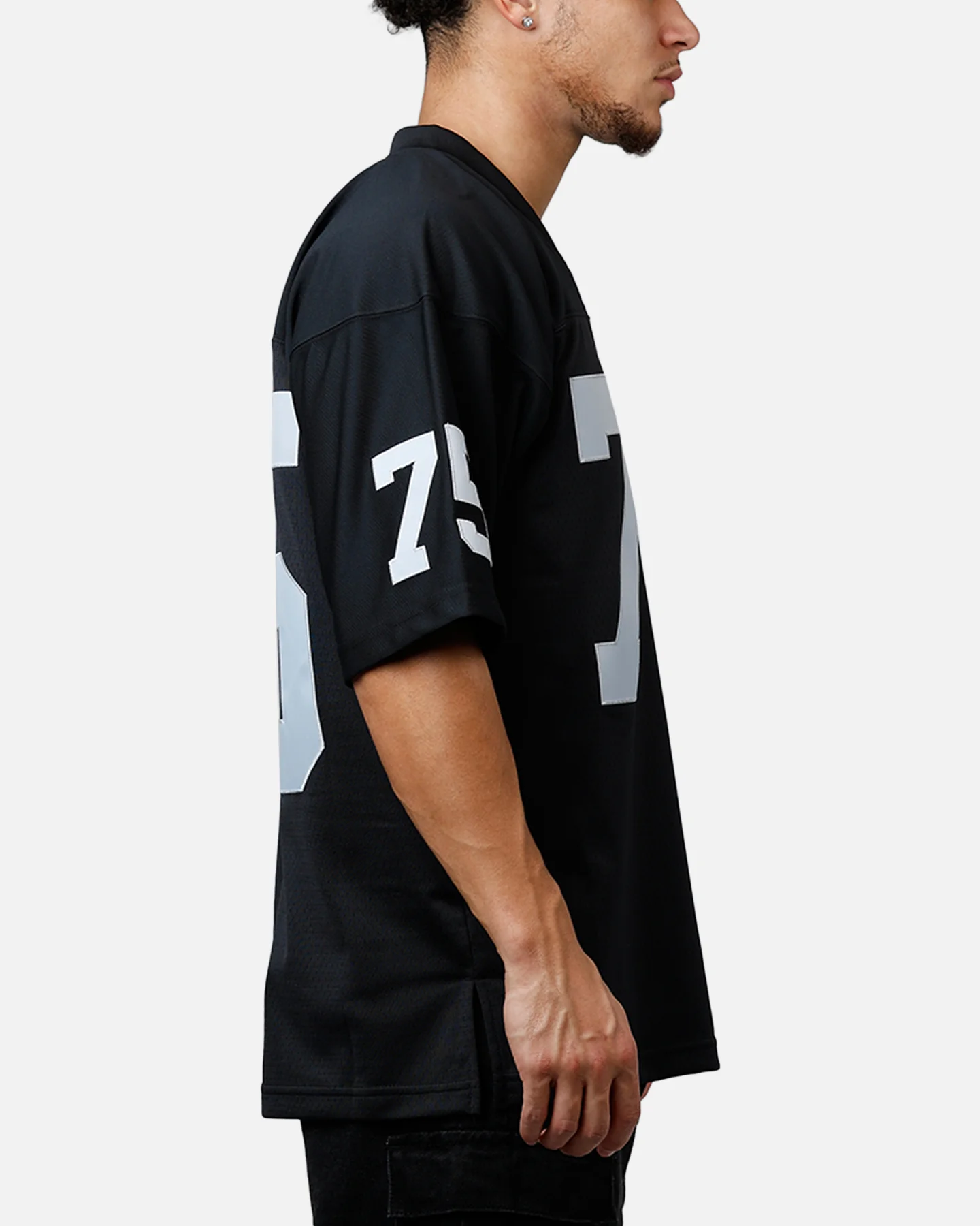 Mitchell & Ness Oakland Raiders Howie Long #75 Jersey Black - Image 4