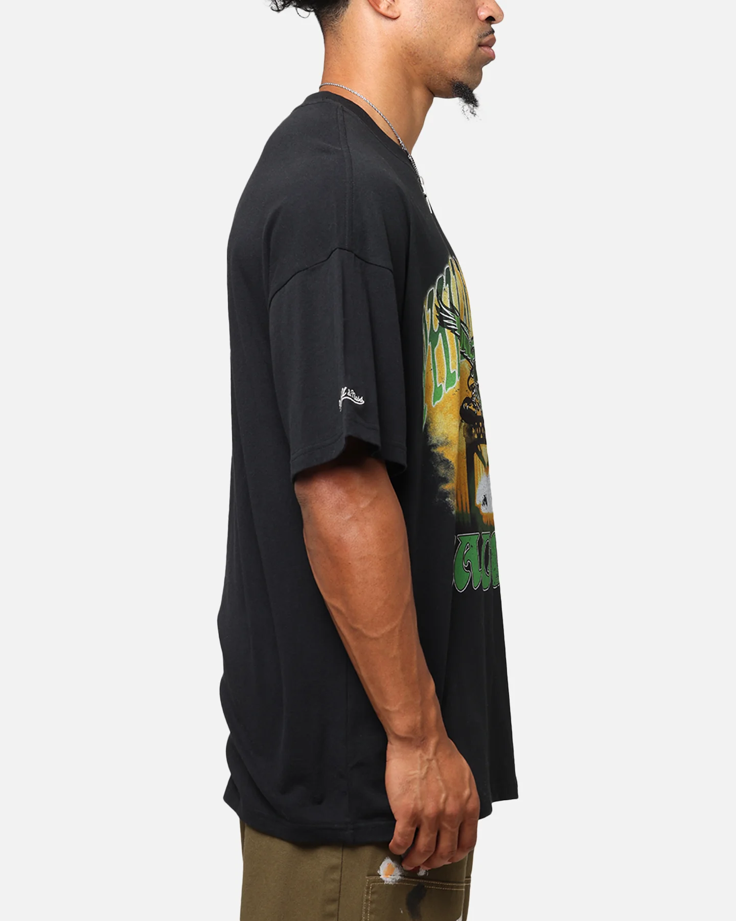Mitchell & Ness Philadelphia Eagles Soaring T-Shirt Black - Image 4