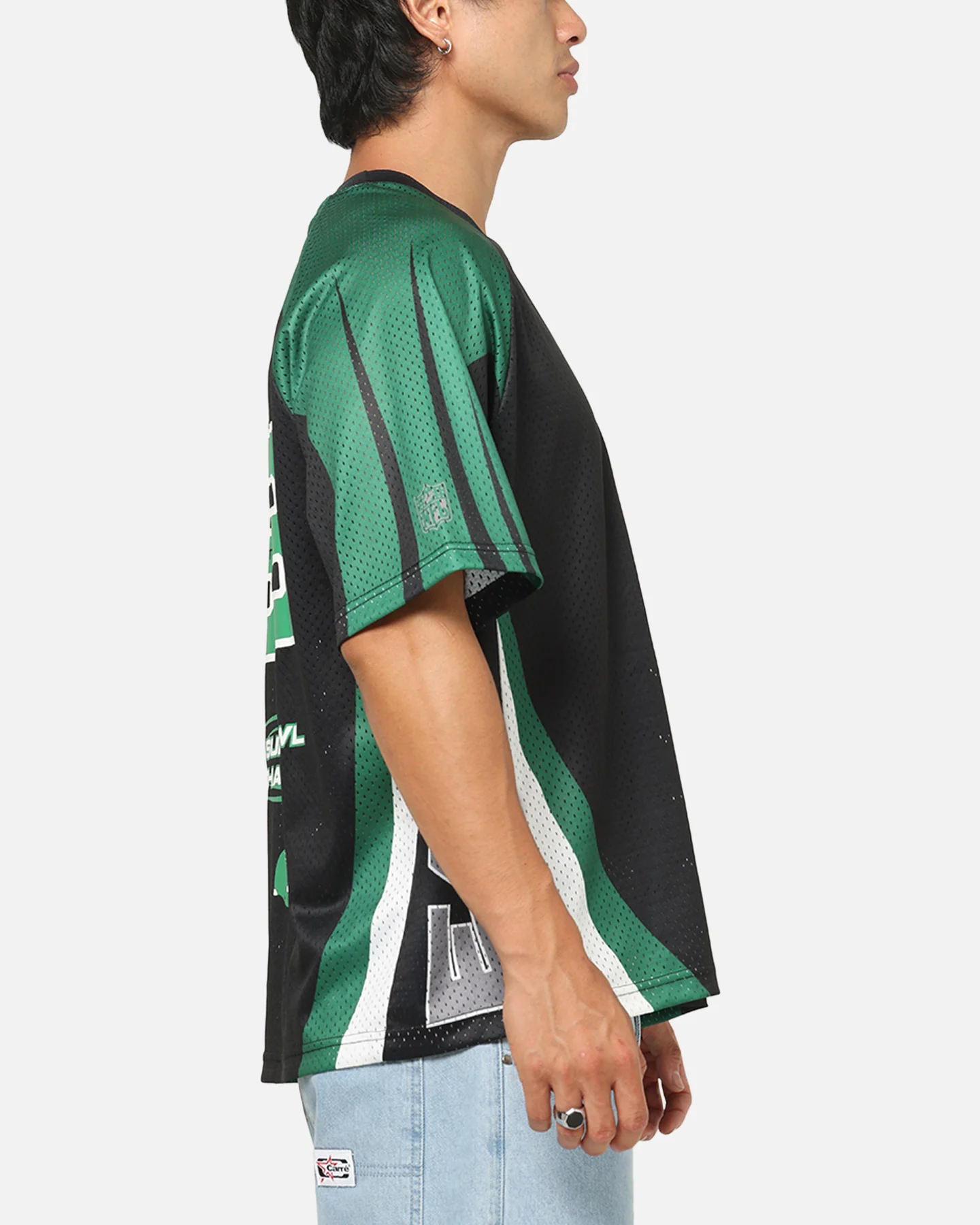 Mitchell & Ness Philadelphia Eagles Warehouse Rave Jersey Black/Green - Image 5