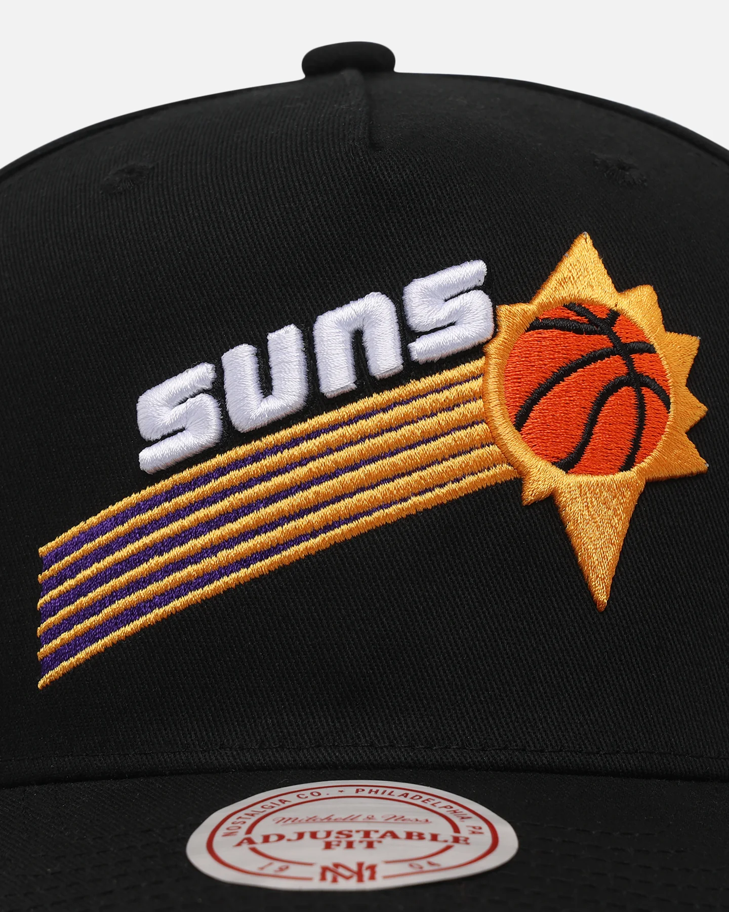 Mitchell & Ness Phoenix Suns Team Colour Wordmark MVP Snapback Black - Image 5