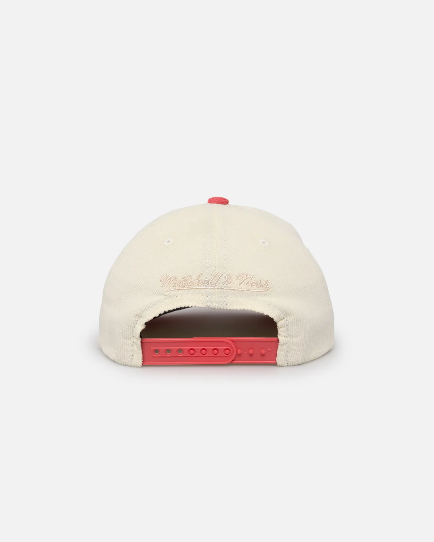 Mitchell & Ness San Antonio Spurs Go Team Go OG Corduroy Snapback Light Cream/Hot - Image 3