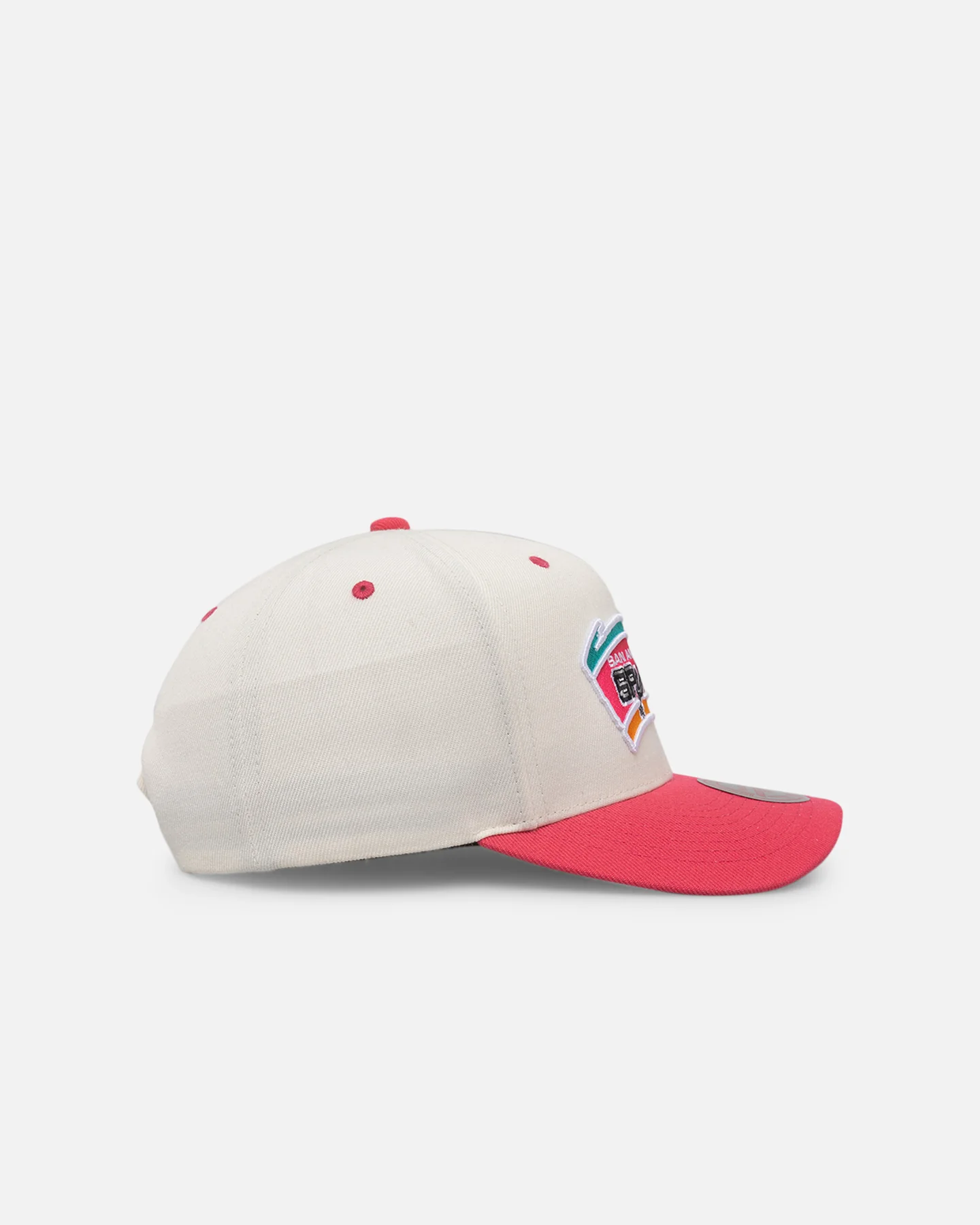 Mitchell & Ness San Antonio Spurs Go Team Go OG Snapback Vintage Cream - Image 3