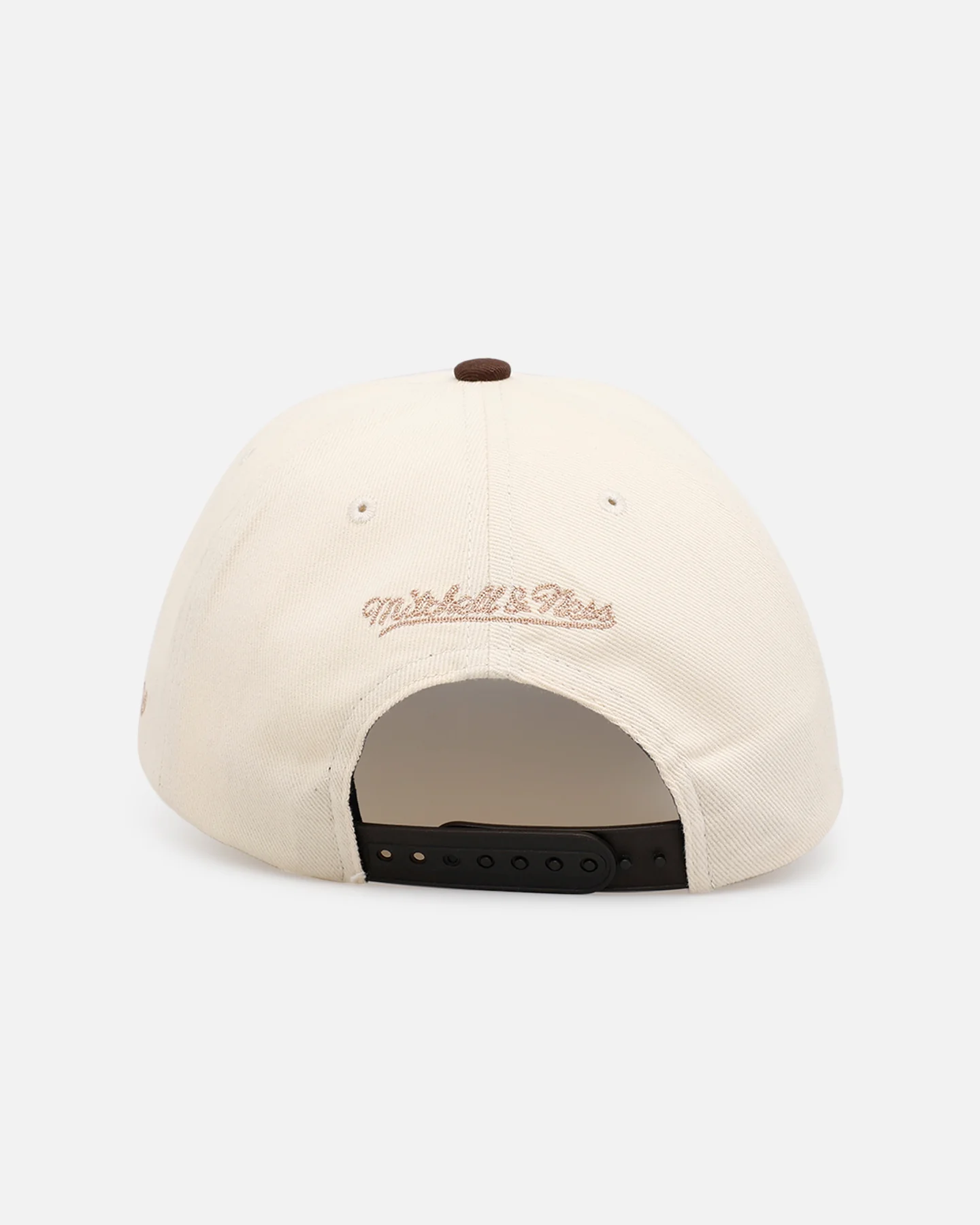 Mitchell & Ness San Diego Padres 'Hand Stitch' Deadstock Snapback Brown - Image 2