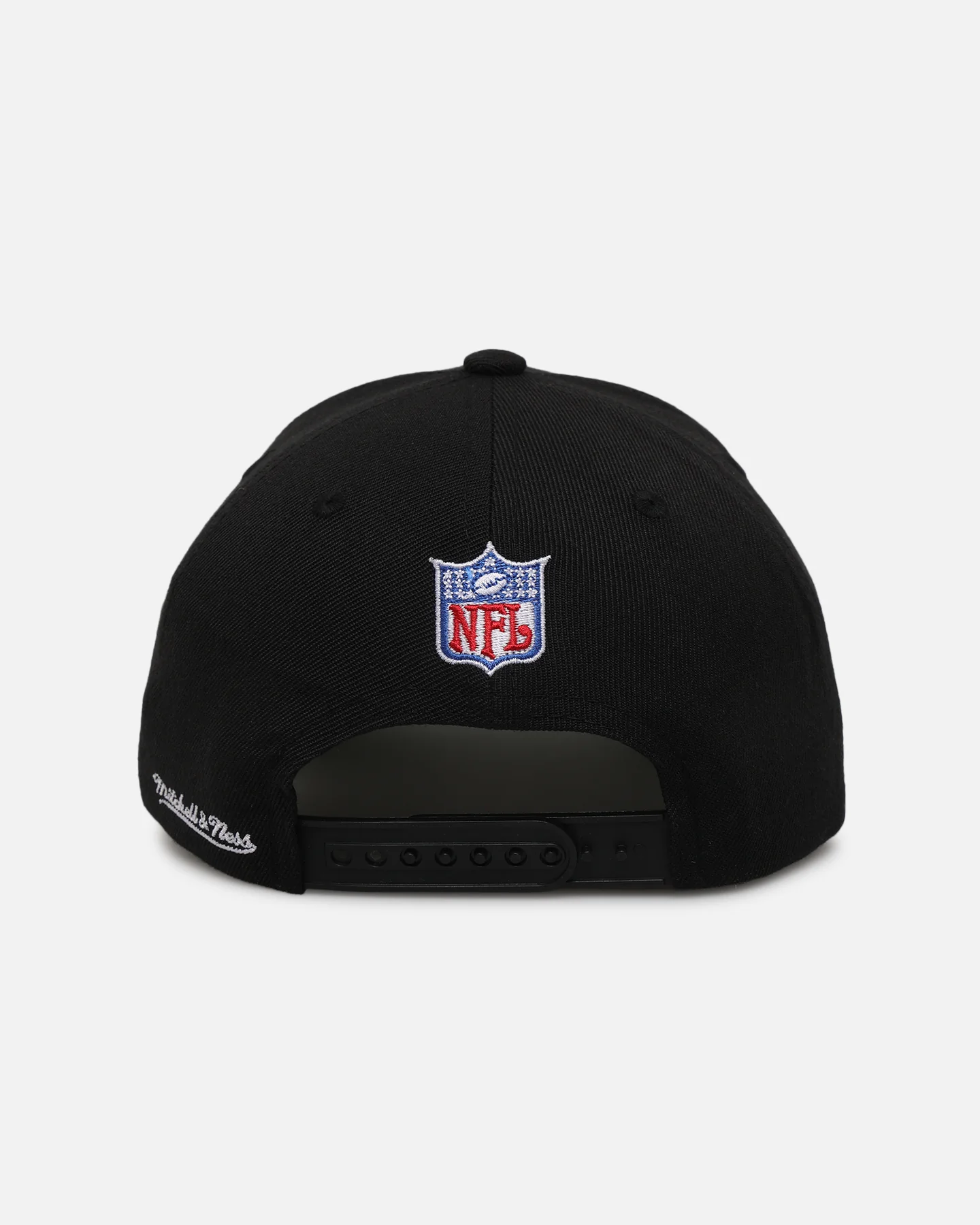Mitchell & Ness San Francisco 49ers Flames Pro Crown Snapback Black - Image 2