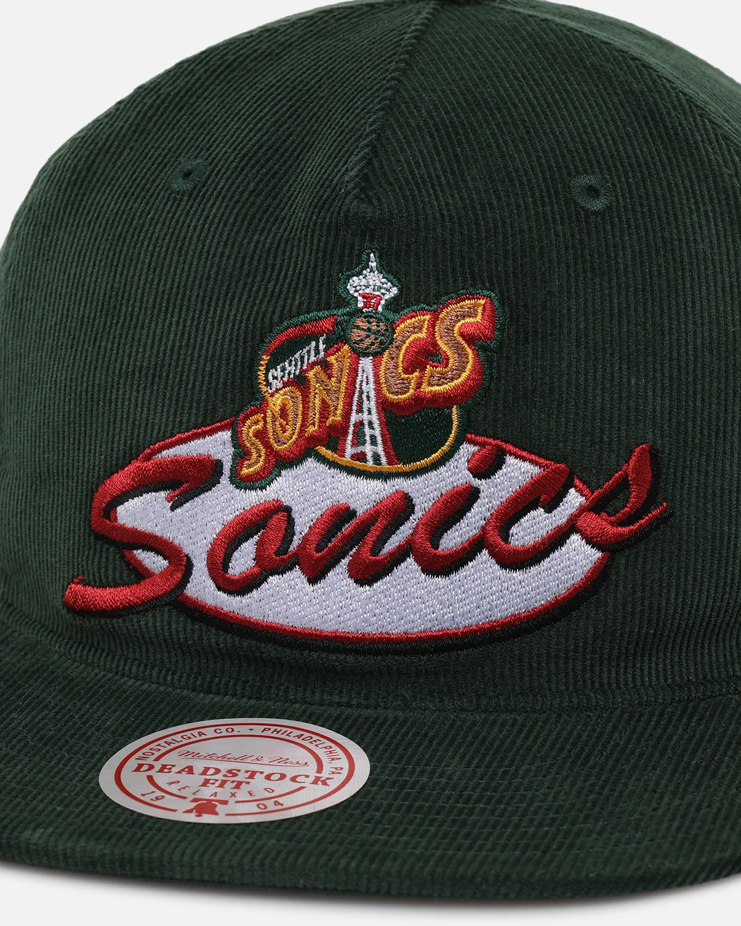 Mitchell & Ness Seattle SuperSonics Centre Circle Origin Snapback Green - Image 2