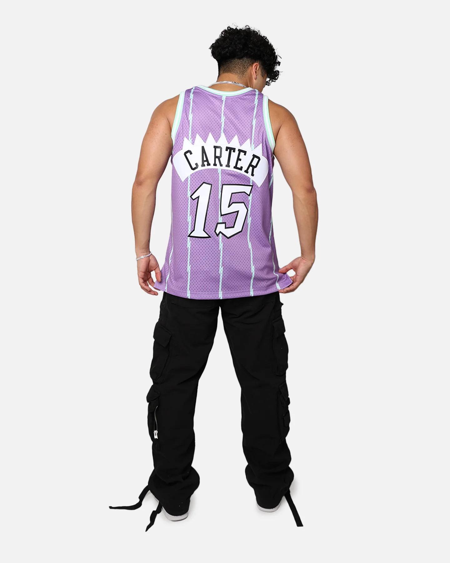 Mitchell & Ness Toronto Raptors Vince Carter 1998-99 Pastel Swingman Jersey Pastel Purple - Image 8