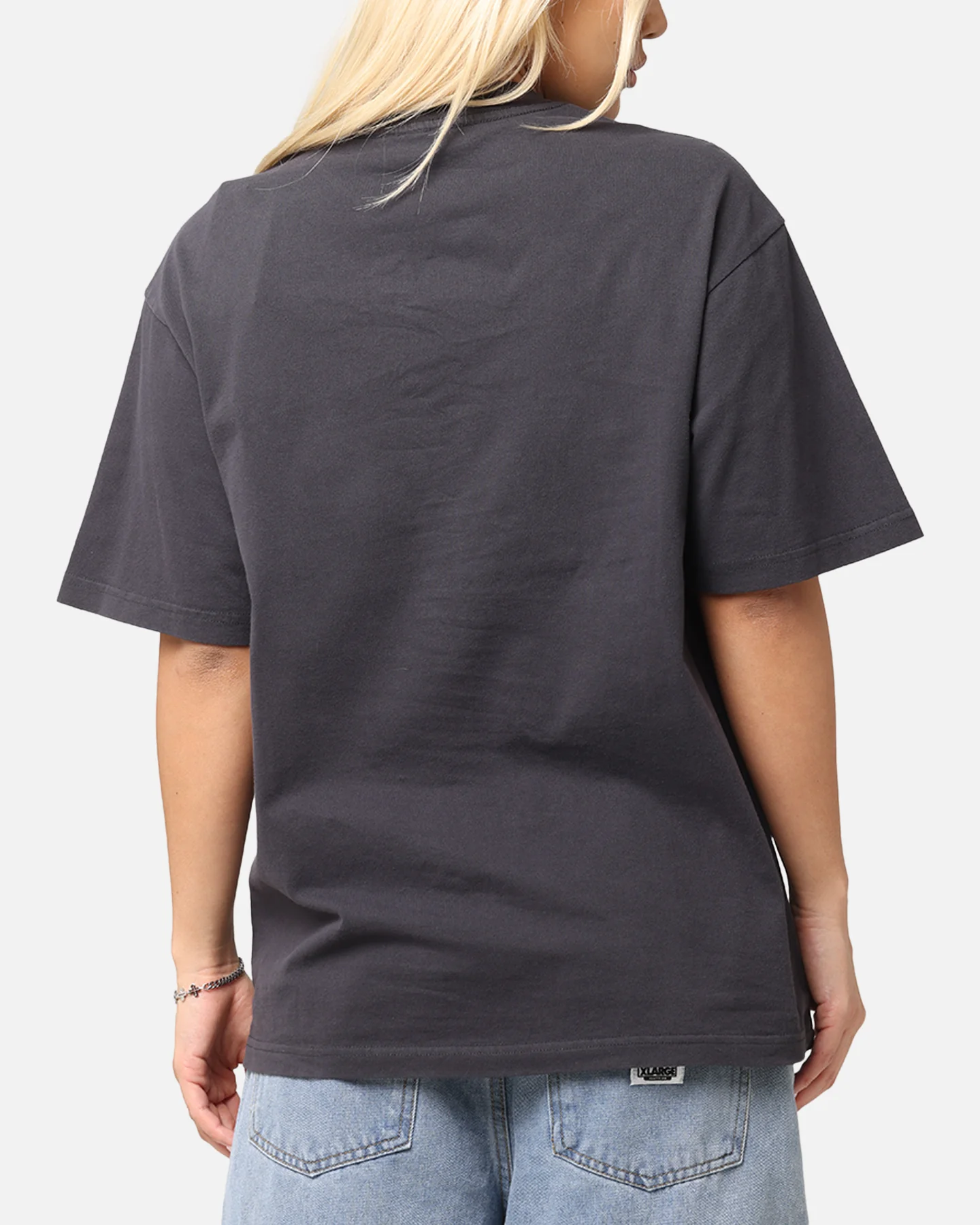 Mitchell & Ness Women's Los Angeles Lakers Sportsmanship T-Shirt Faded Black - Image 4