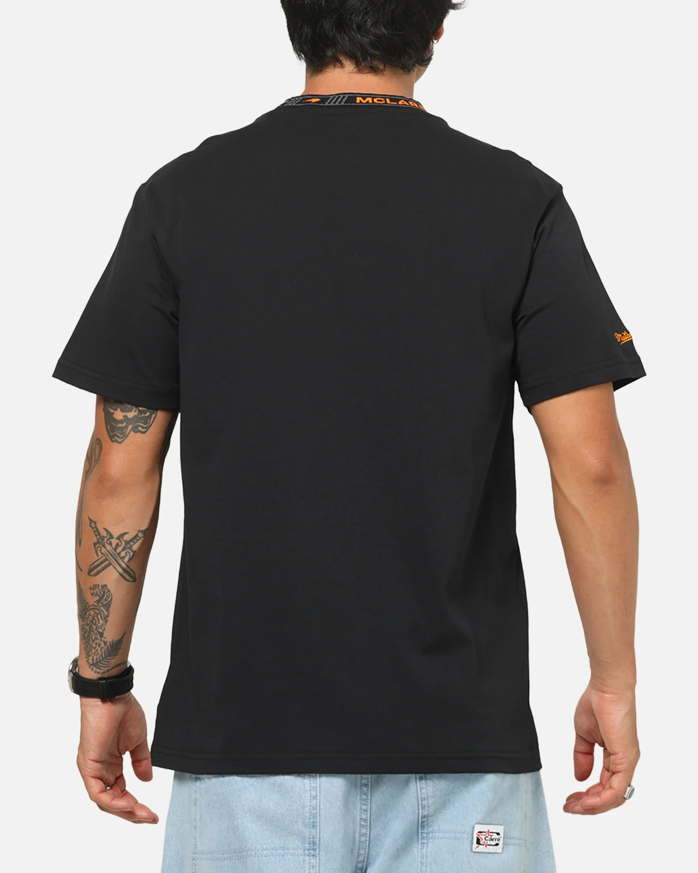 Mitchell & Ness X Mclaren Icon T-Shirt Faded Black - Image 3