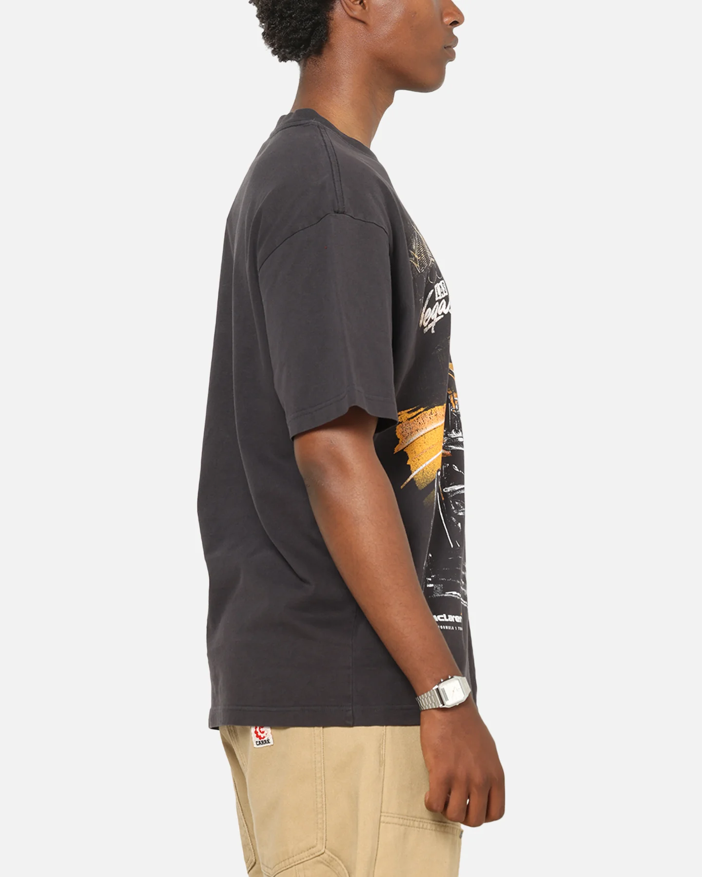 Mitchell & Ness X Mclaren Vegas 2025 T-Shirt Washed Black - Image 4