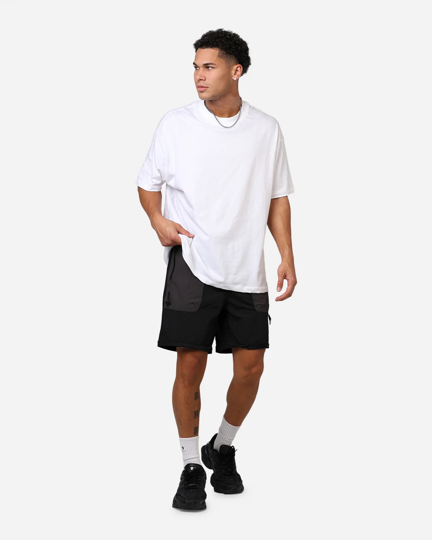 MNML Active Convertible Joggers Black - Image 7