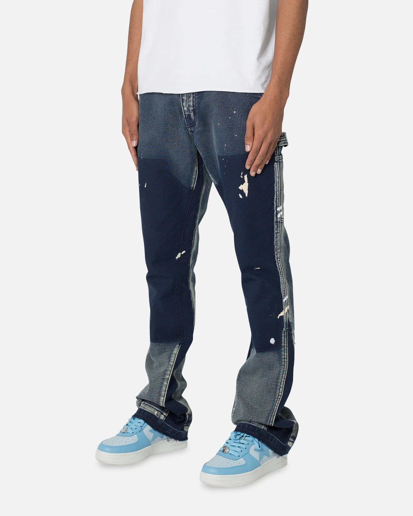 MNML B243 Flare Denim Jeans Navy - Image 2