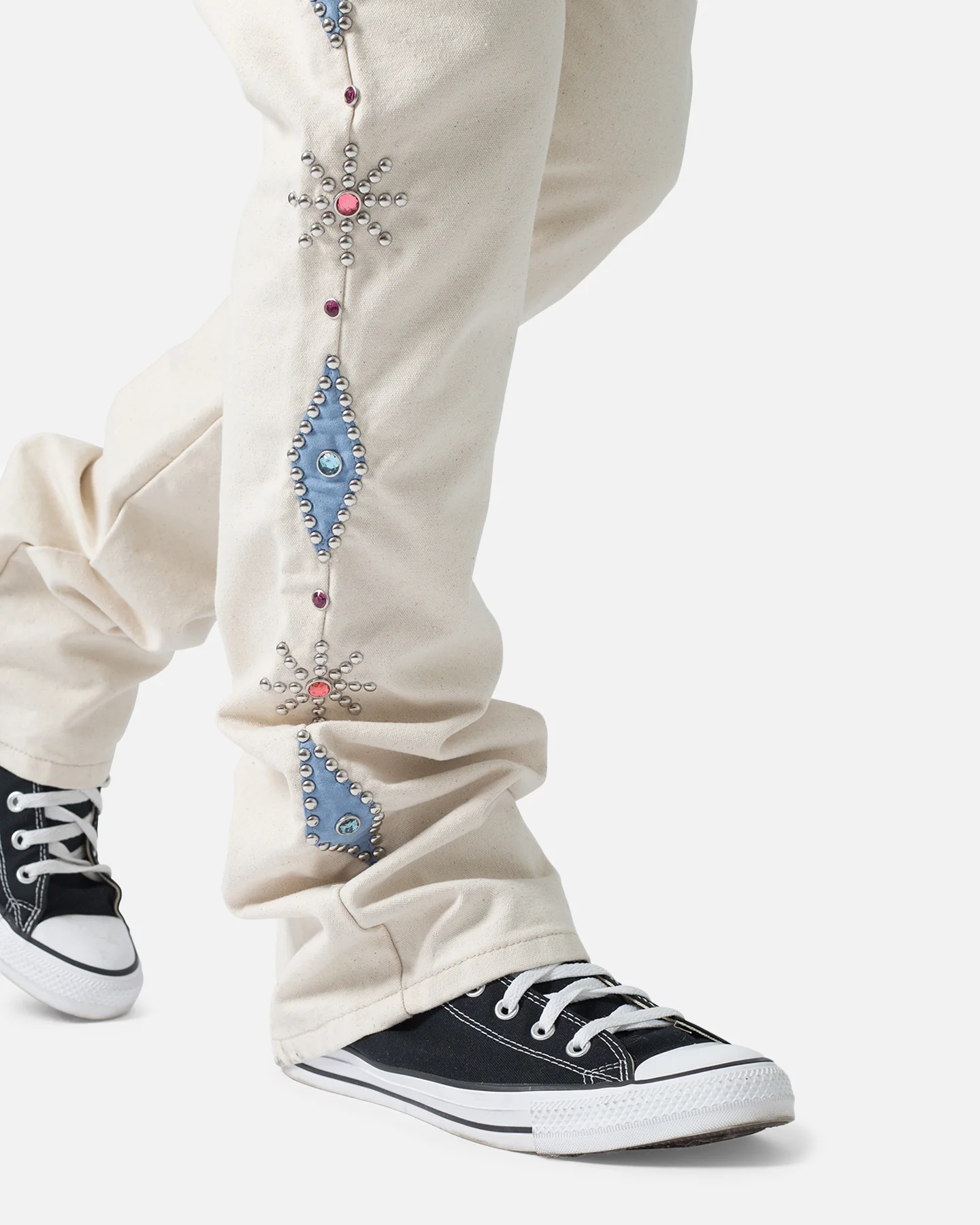 MNML B379 Flare Denim Jeans Multi - Image 6