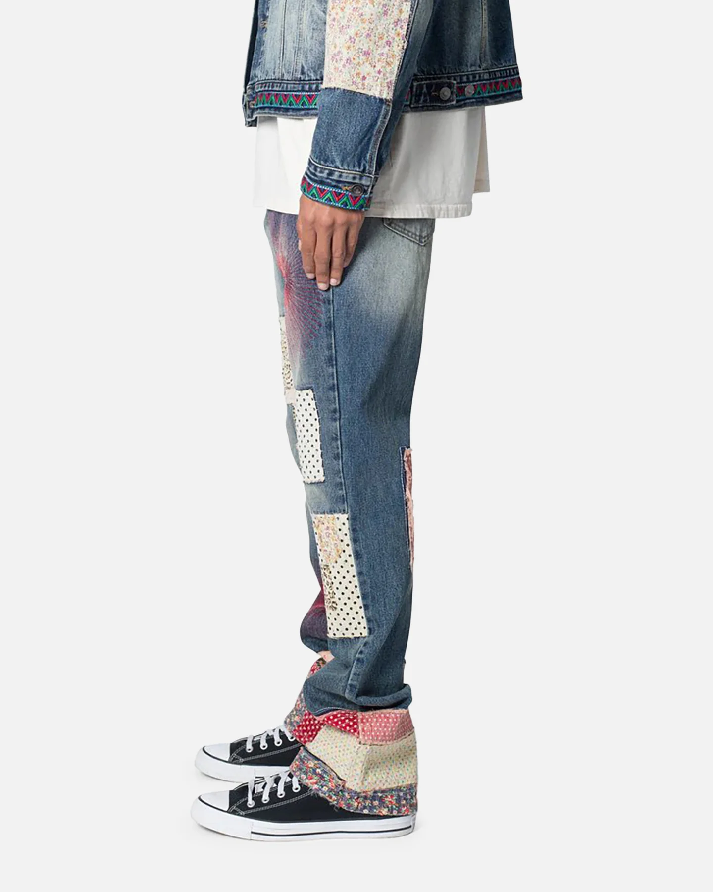 MNML B387 Rugged Flare Denim Jeans Multi - Image 3