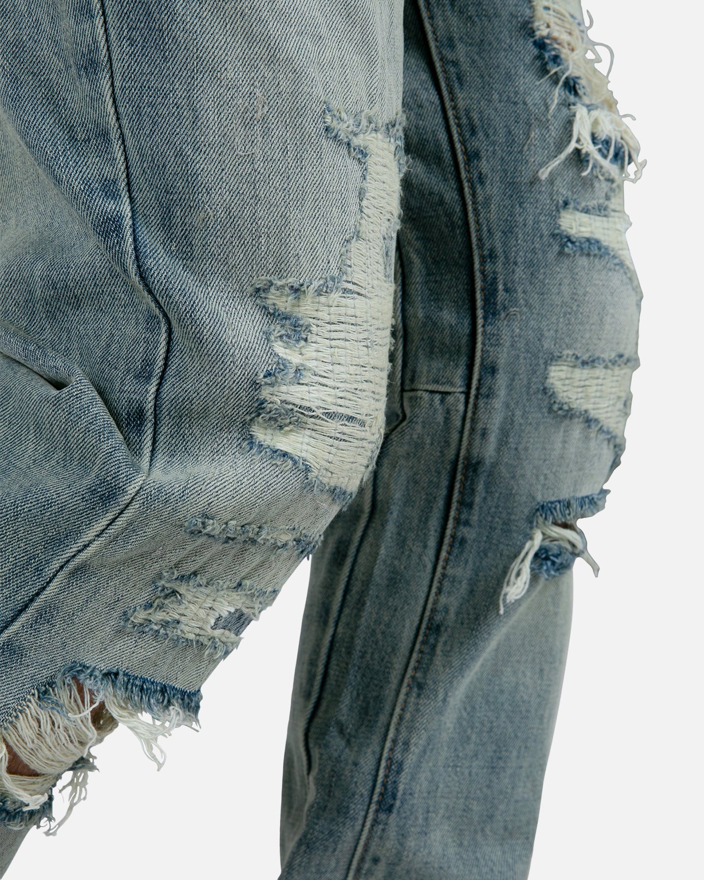 MNML B469 Flare Denim Jeans Blue - Image 5