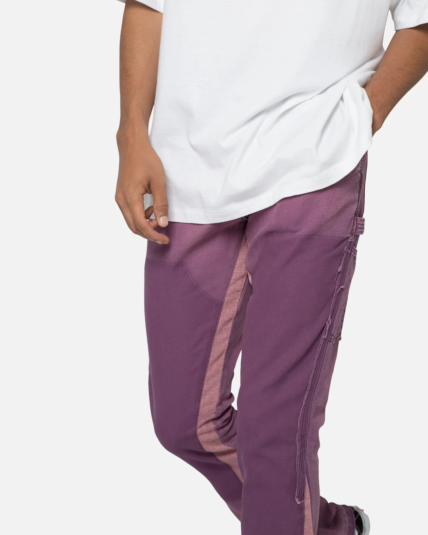 MNML B501 Flare Denim Jeans Purple - Image 5