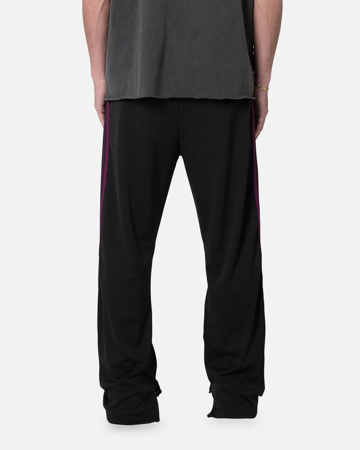 MNML Bent Tape Track Pants Black - Image 4