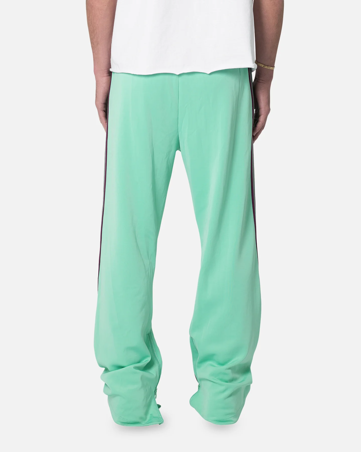 MNML Bent Tape Track Pants Green - Image 4