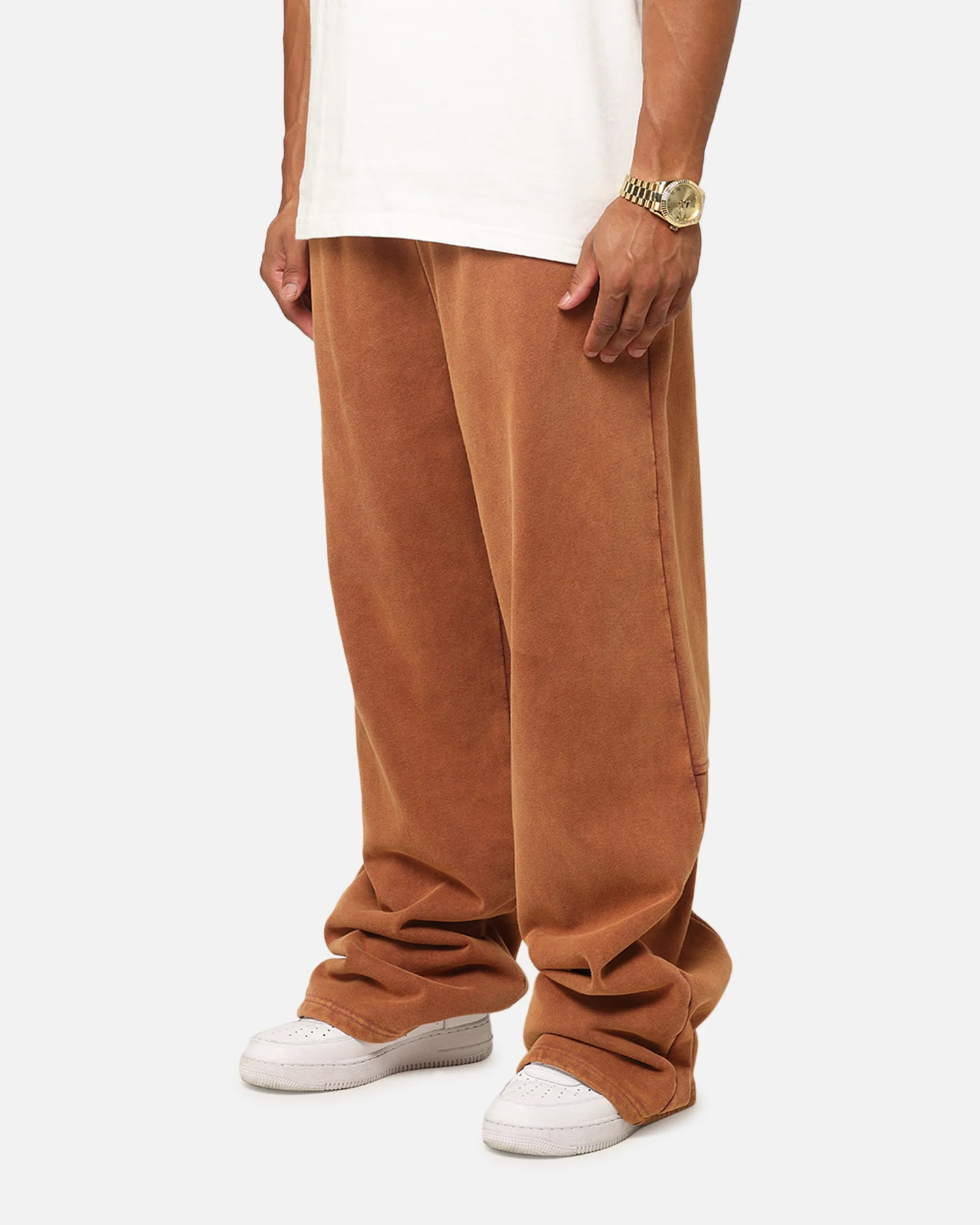 MNML Boxing Oversized Sweatpants Orange - Image 5