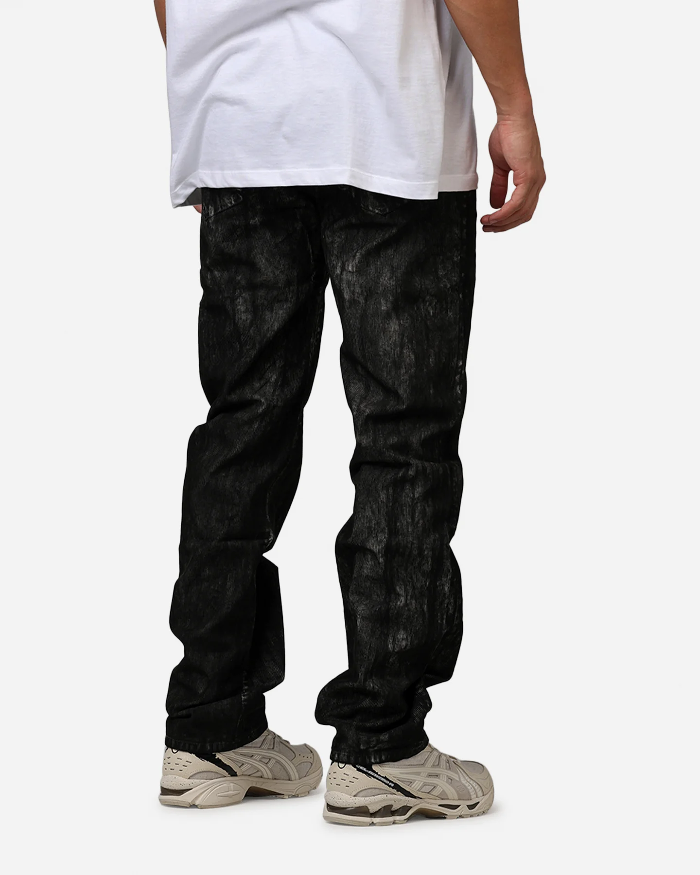 MNML D377 Straight Denim Jeans Washed Black - Image 3