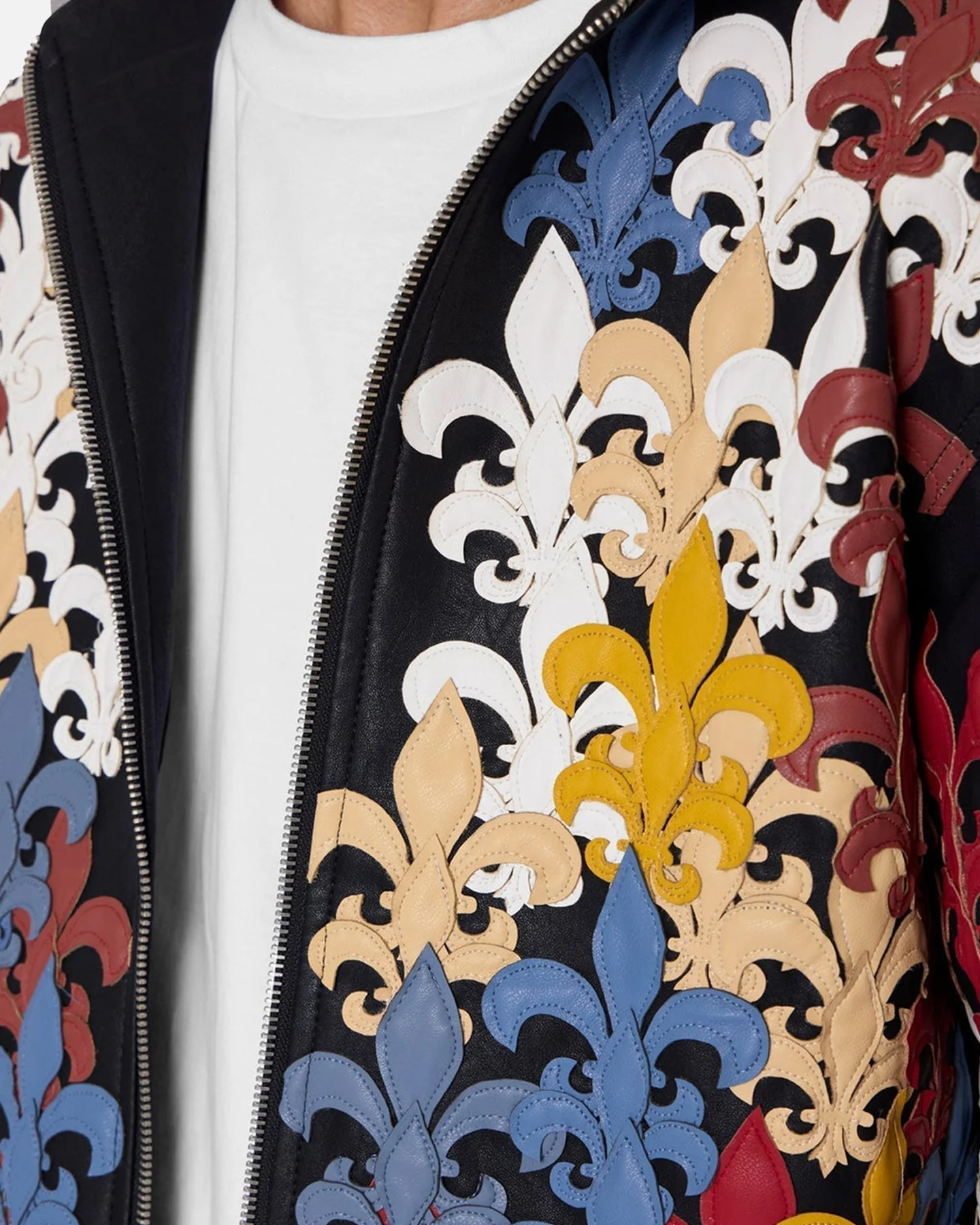 MNML Fleur De Lis All-Over Hoodie Multi - Image 6