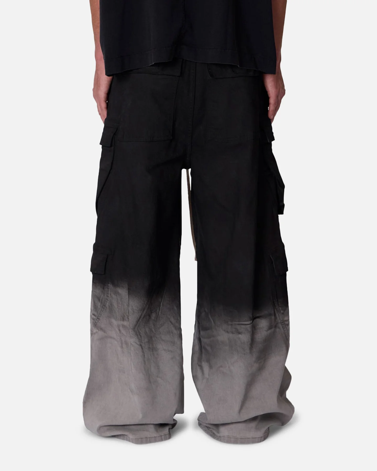 MNML K13 Rave Double Cargo Pockets Black/Grey - Image 4
