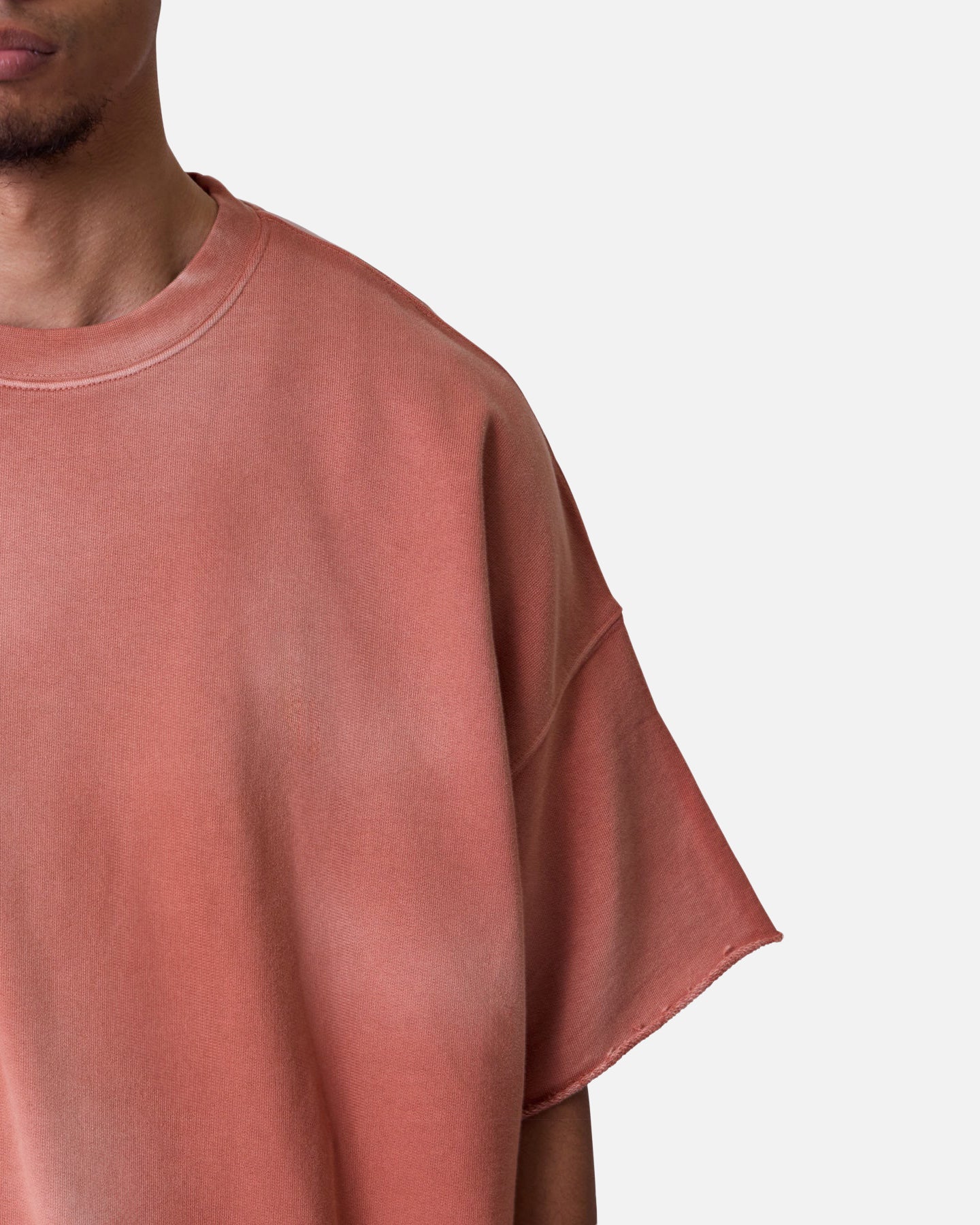 MNML Oversized Crewneck T-Shirt Rust - Image 5