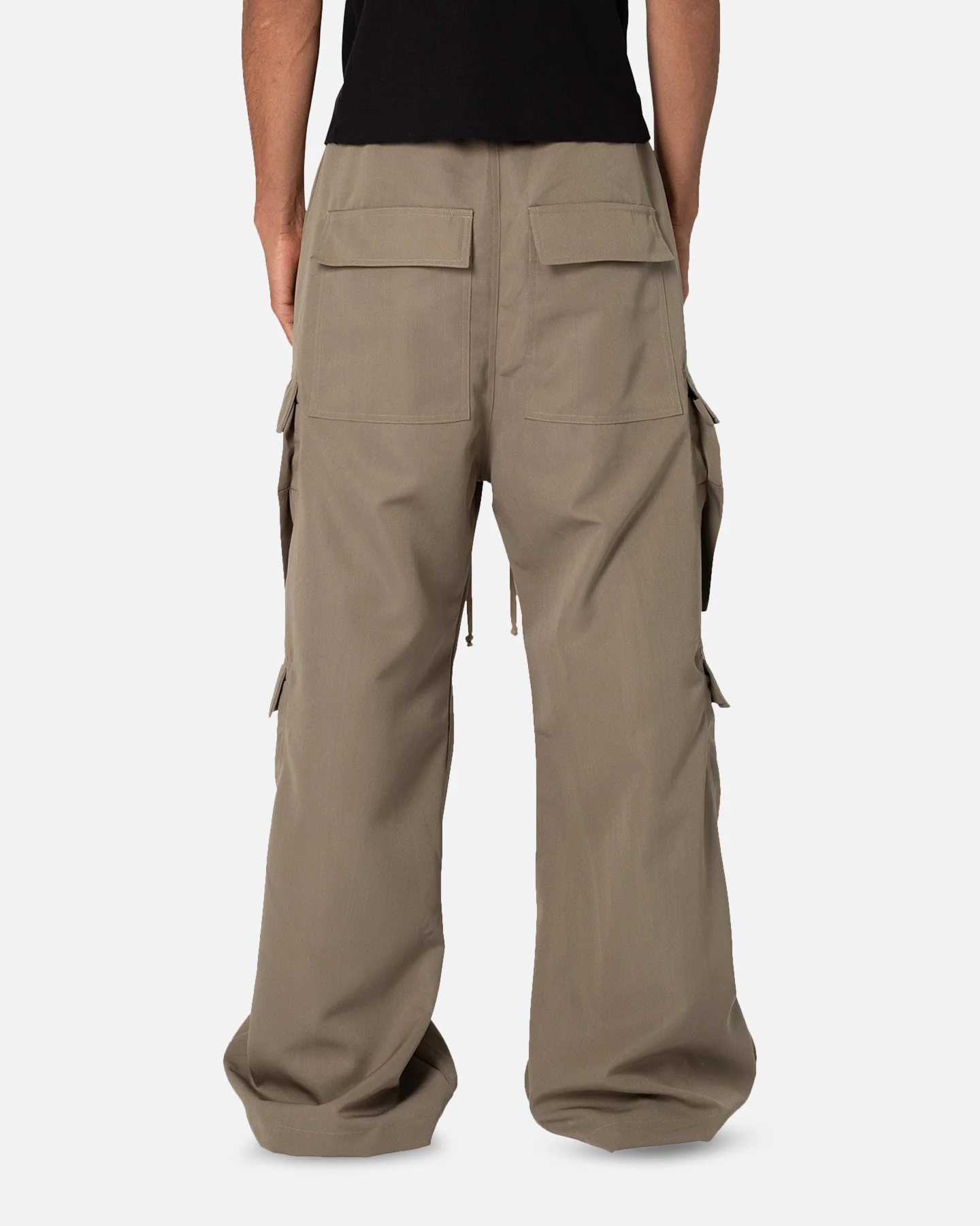 MNML Rave Double Cargo Pants Olive - Image 4