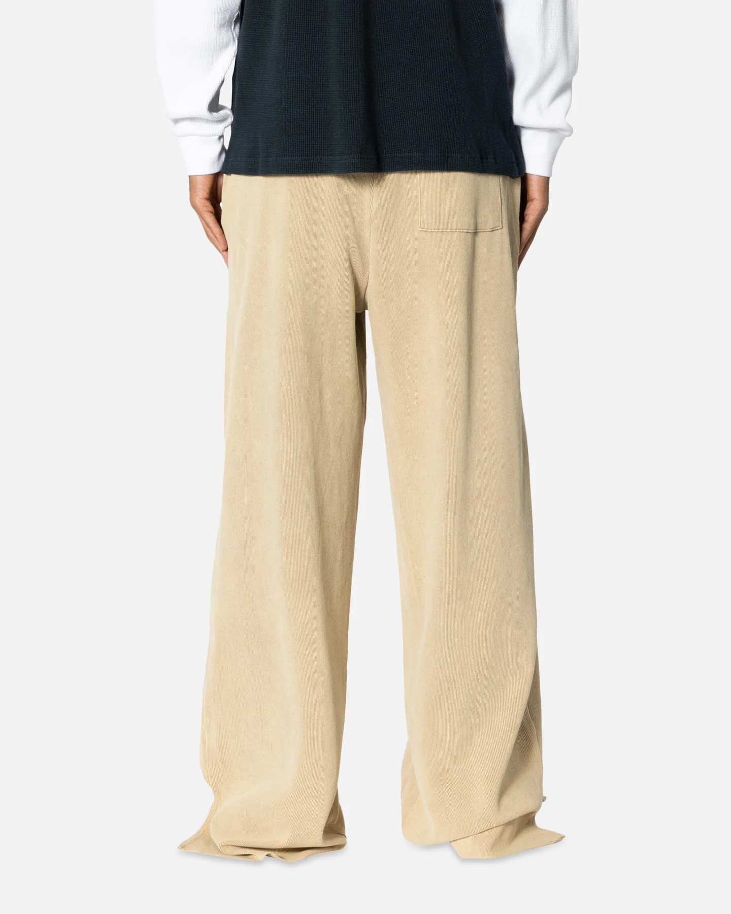 MNML Ribbed Slinky Sweatpants Earth - Image 4