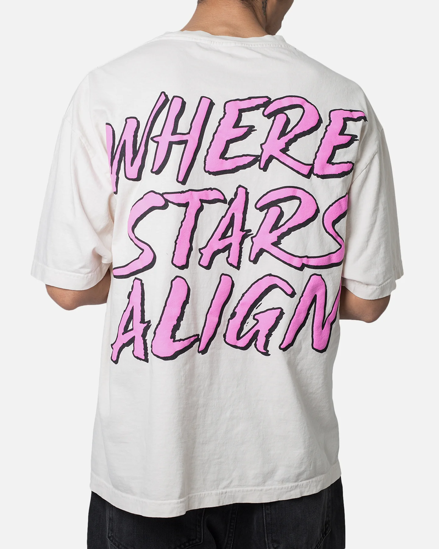 MNML Stars Align T-Shirt Off White - Image 5