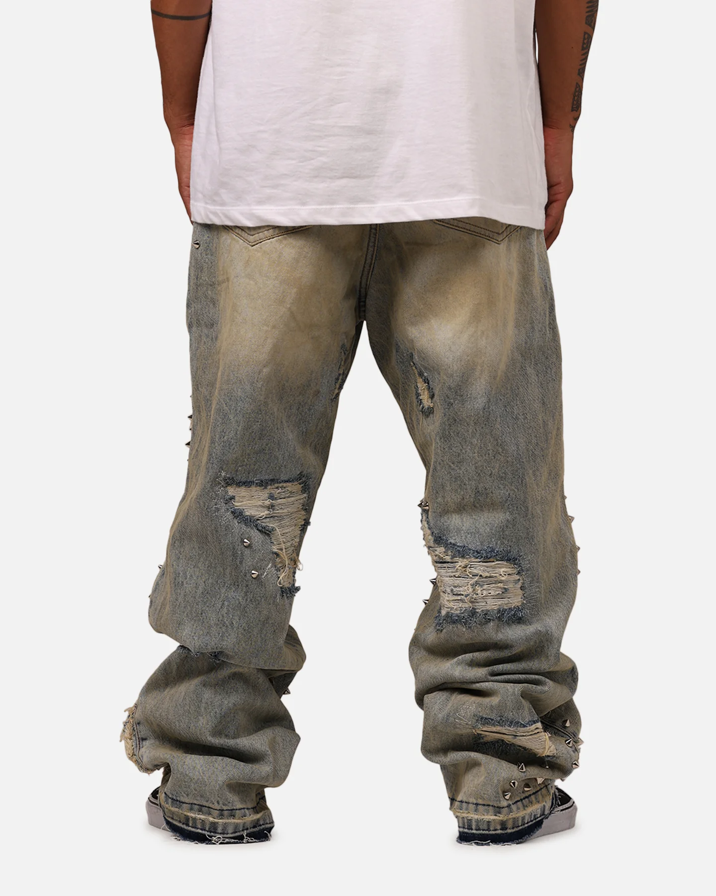 MNML Ultra Baggy Emo Denim Jeans Blue - Image 5