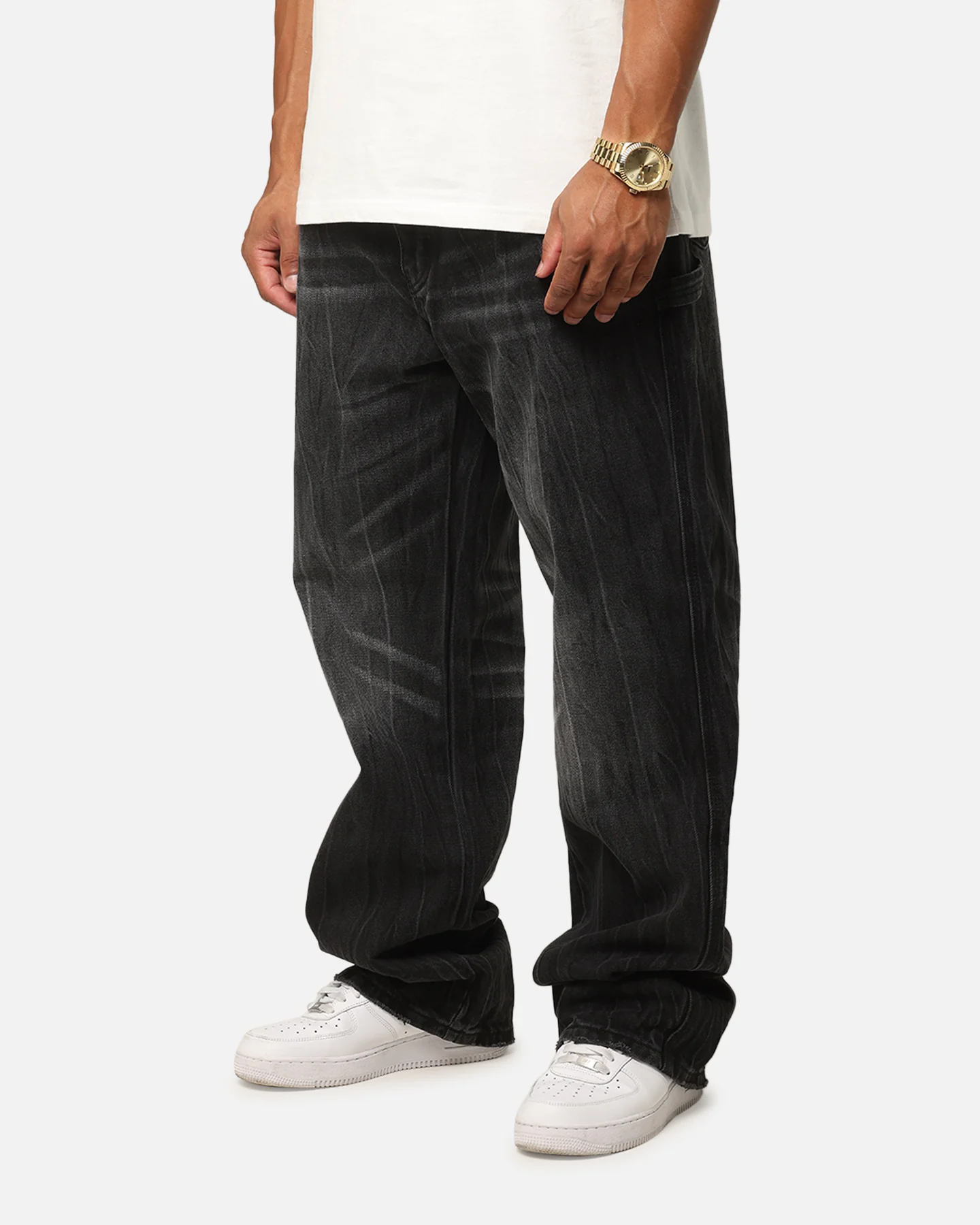 MNML Ultra Baggy GN16 Denim Jeans Black - Image 6