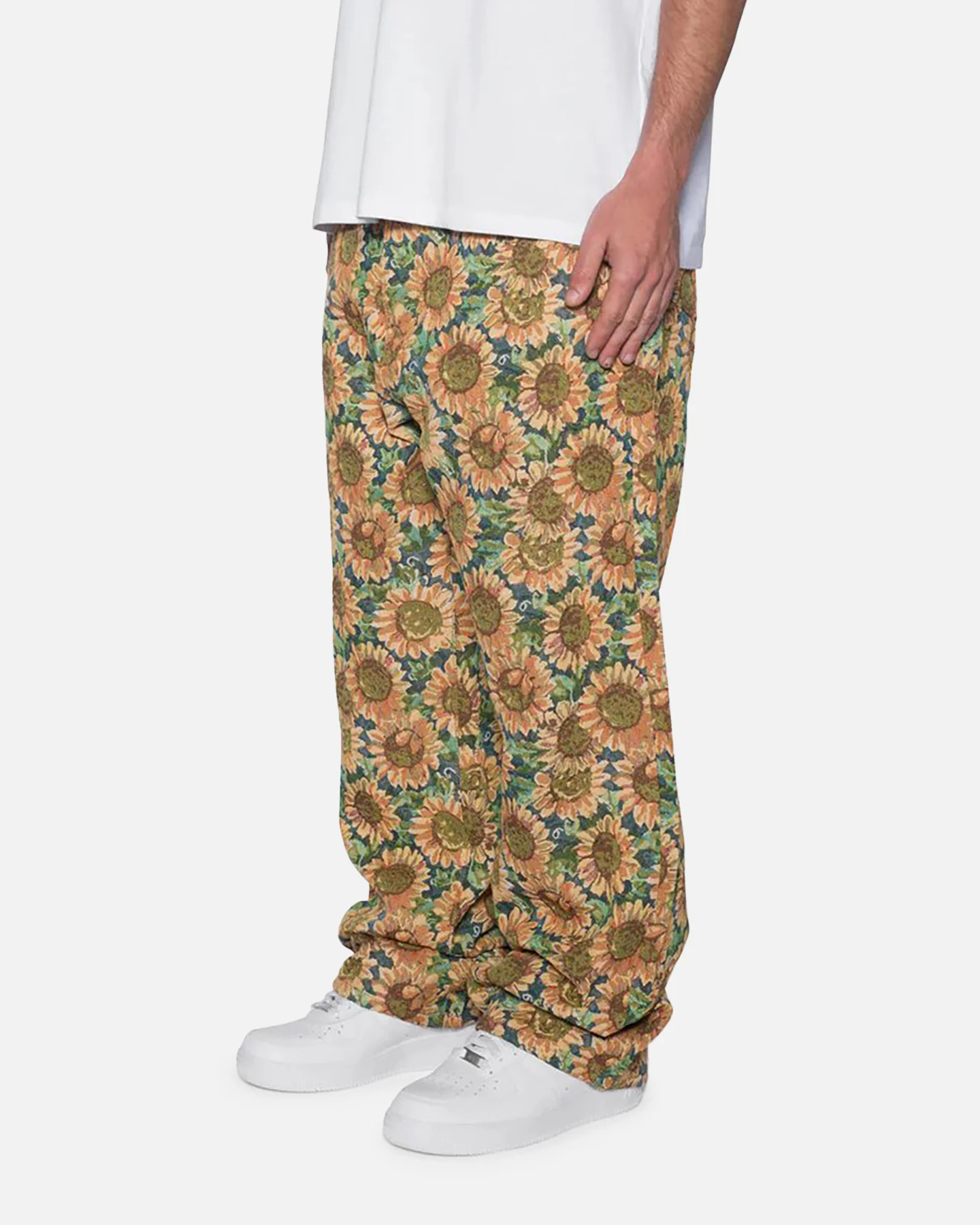 MNML Ultra Baggy Sunflower Pants Multi - Image 2