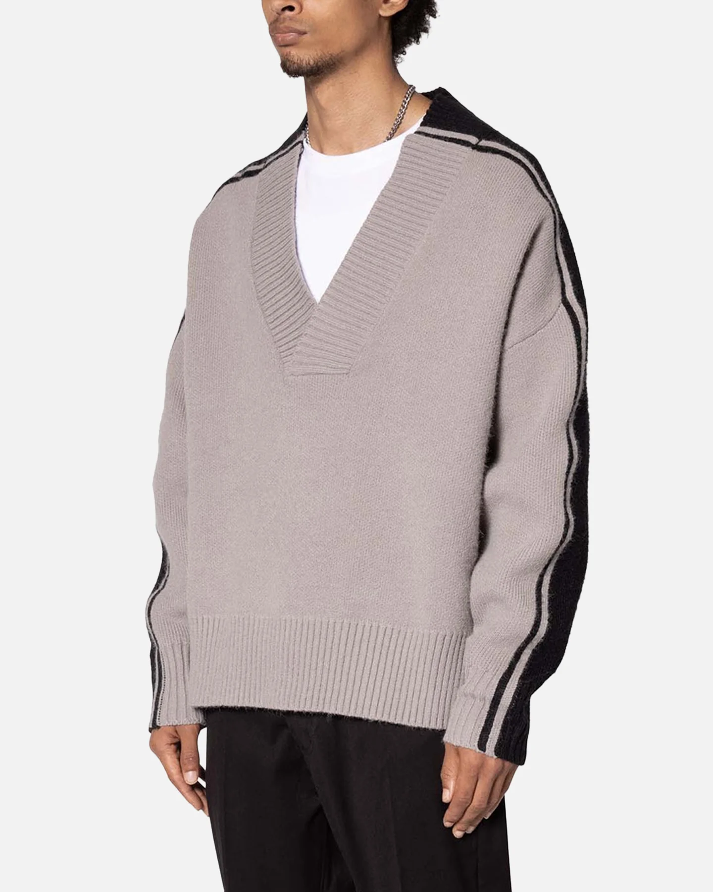 MNML University Sweater Black/Grey - Image 2
