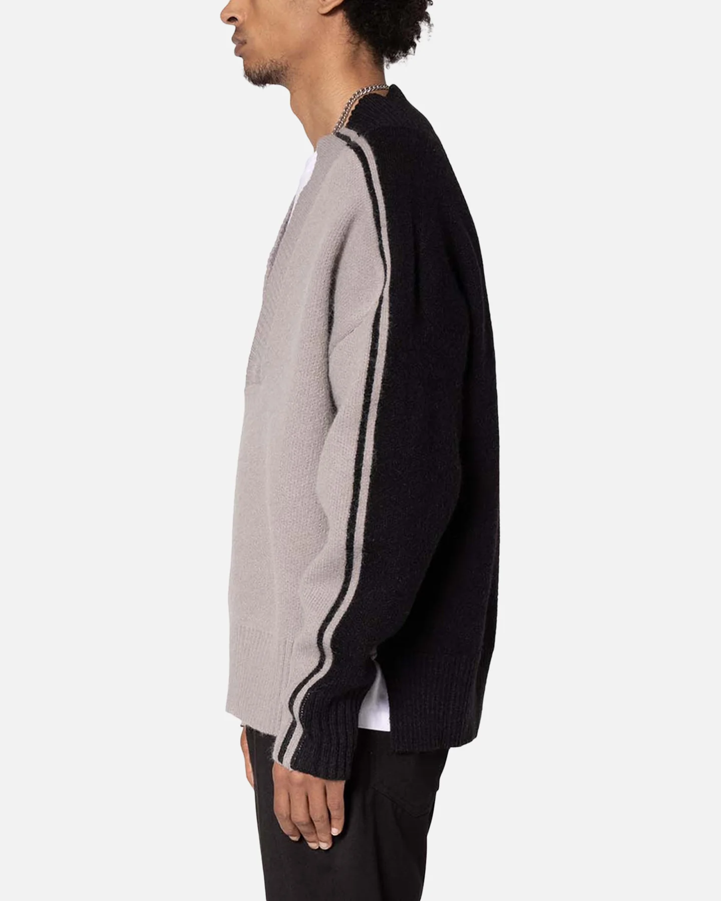 MNML University Sweater Black/Grey - Image 3