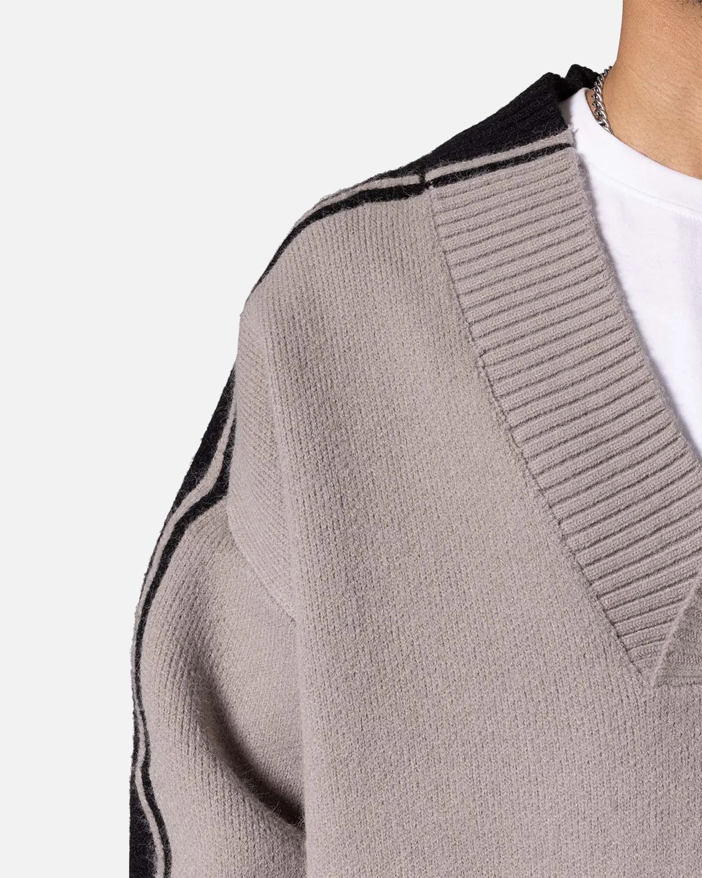 MNML University Sweater Black/Grey - Image 6