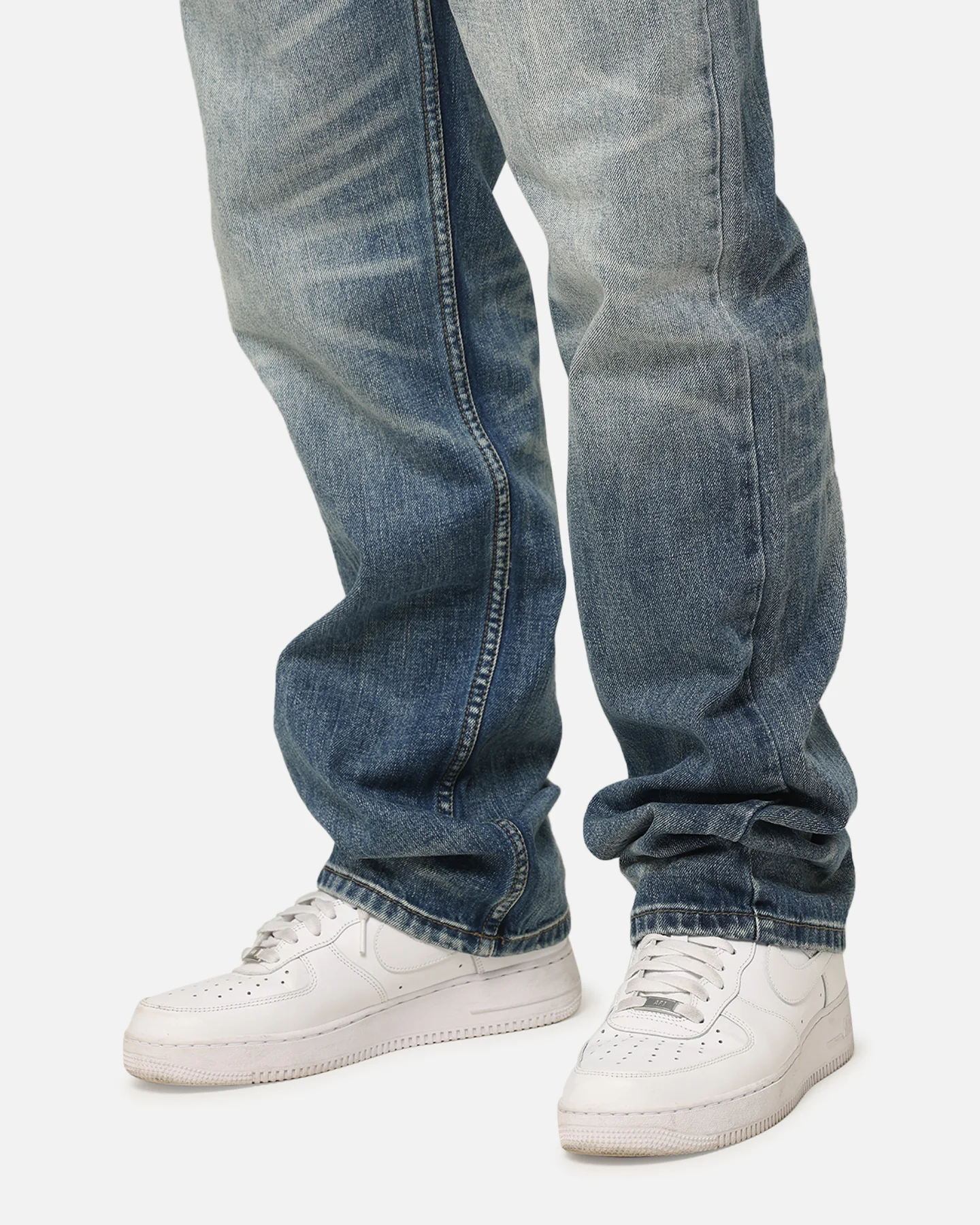 MNML V724 Baggy Choir Denim Jeans Vintage Blue - Image 3
