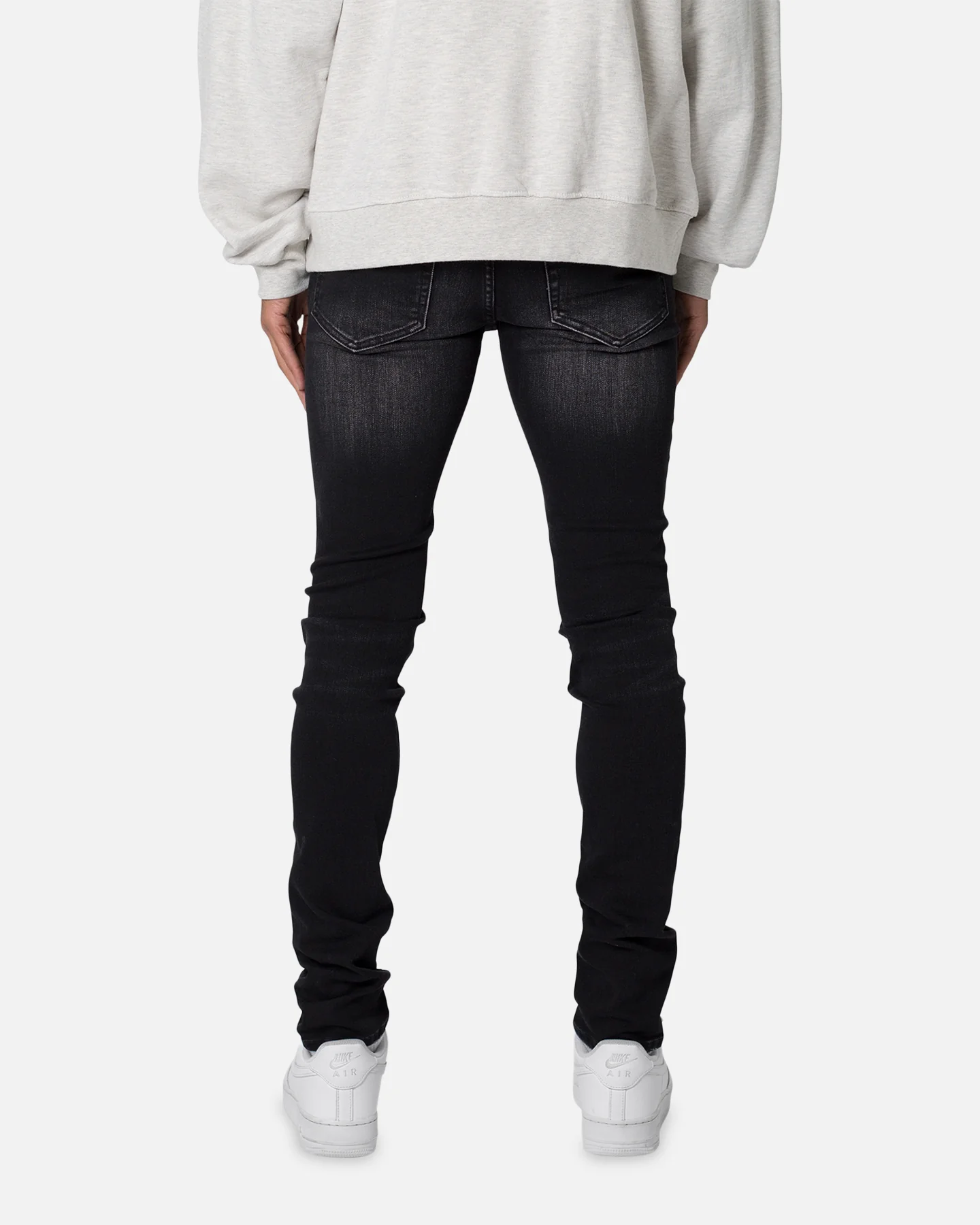 MNML X559 Skinny Denim Jeans Black/Green - Image 4