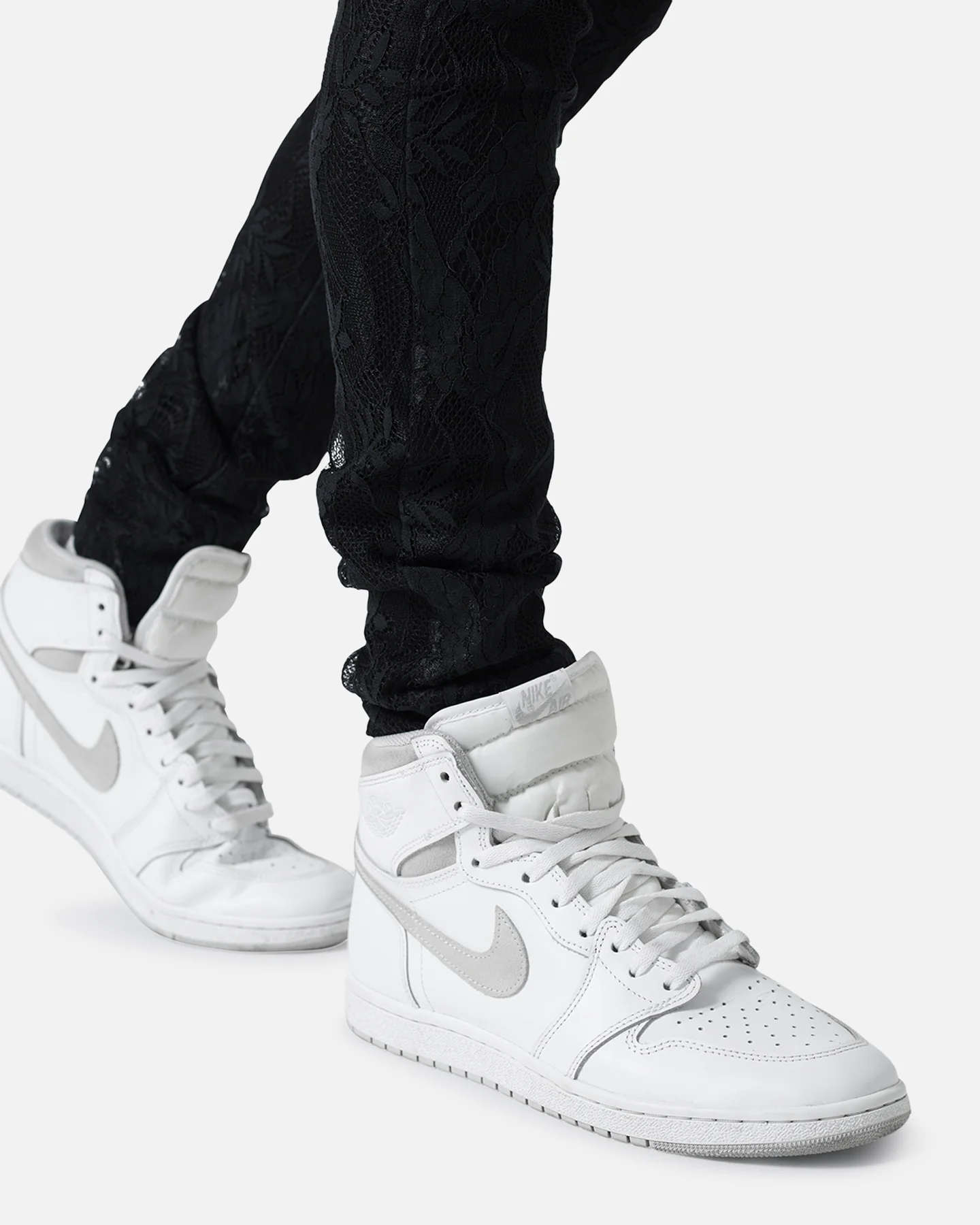 MNML X608 Laced Skinny Denim Jeans Black - Image 6