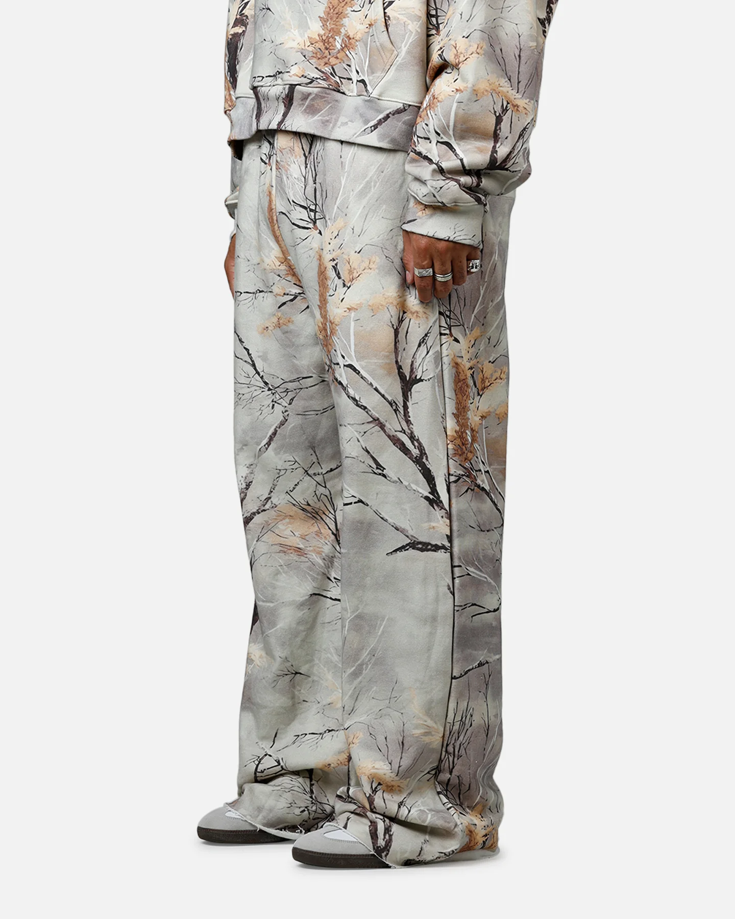 MNML Yoked Backed Sweatpants Snow Camo - Image 4