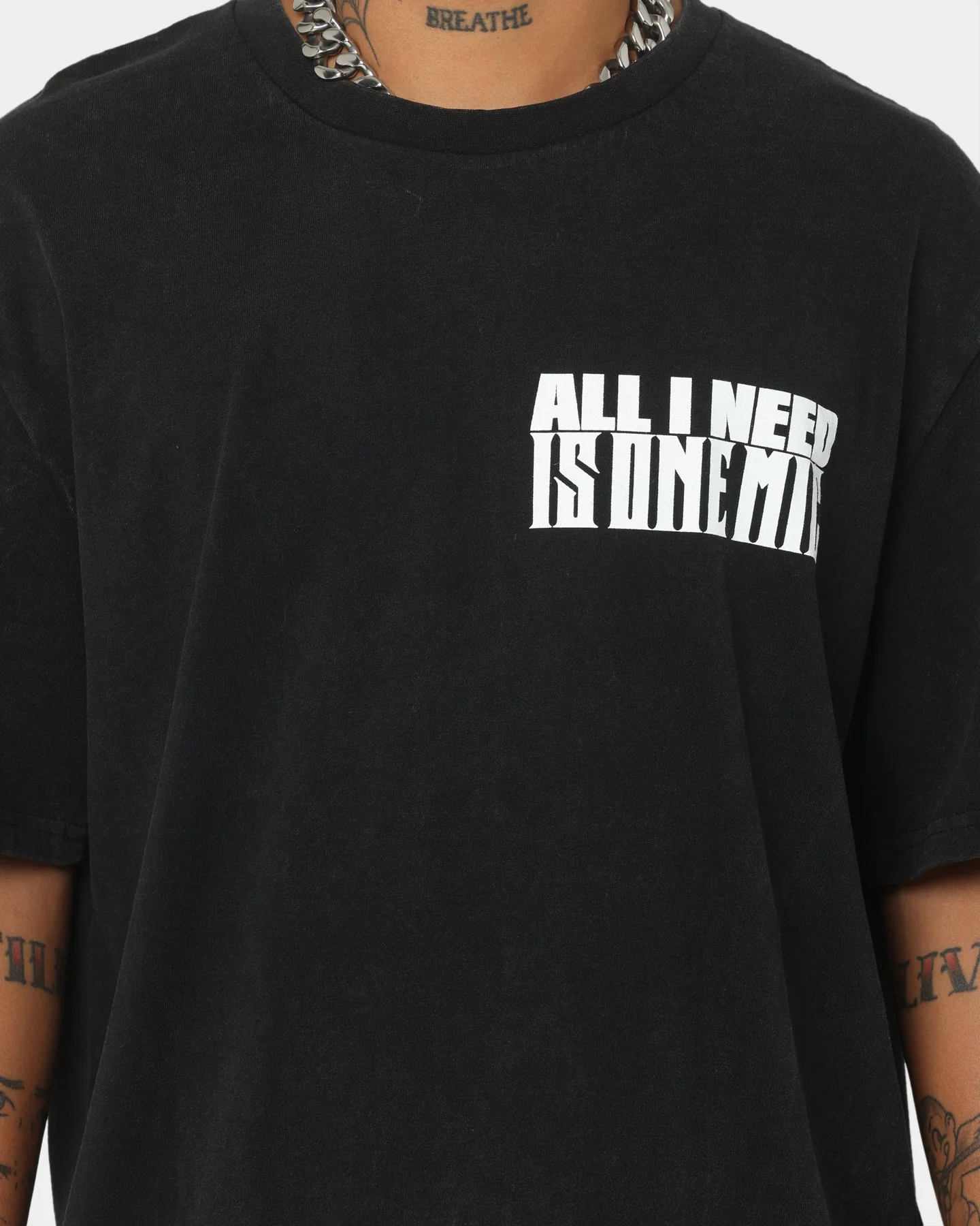 Nas Stillmatic 2001 T-Shirt Washed Black - Image 3